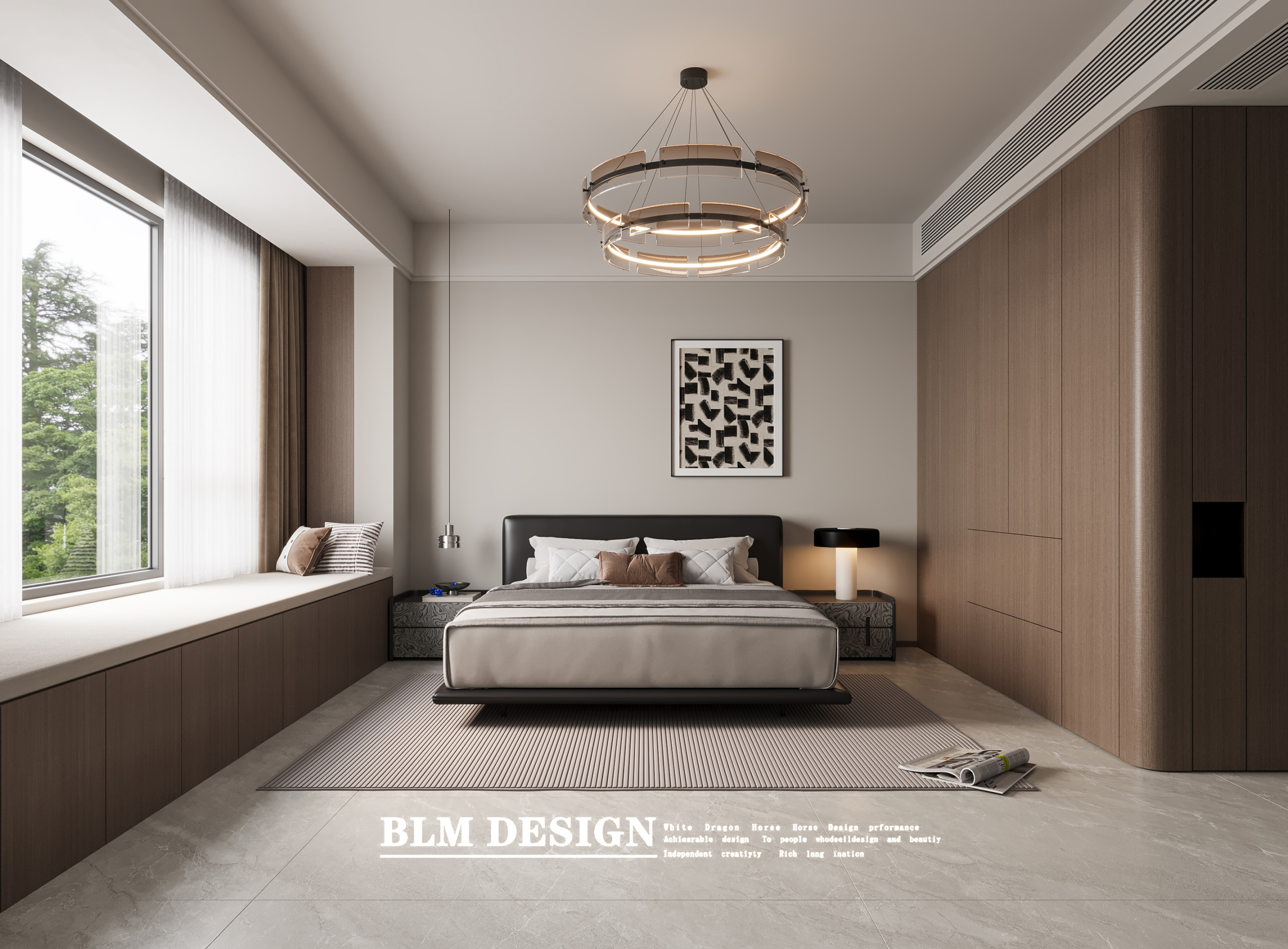 意式轻奢——白龙马效果图[ID: 116081785]_建e效果图