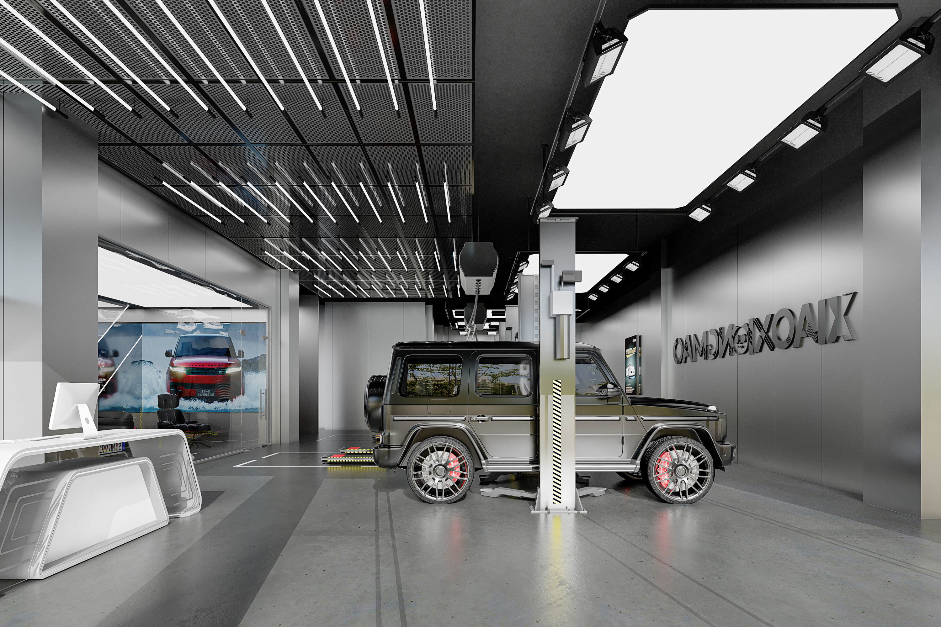 新能源汽车4S店设计[ID: 116081768]_建e效果图