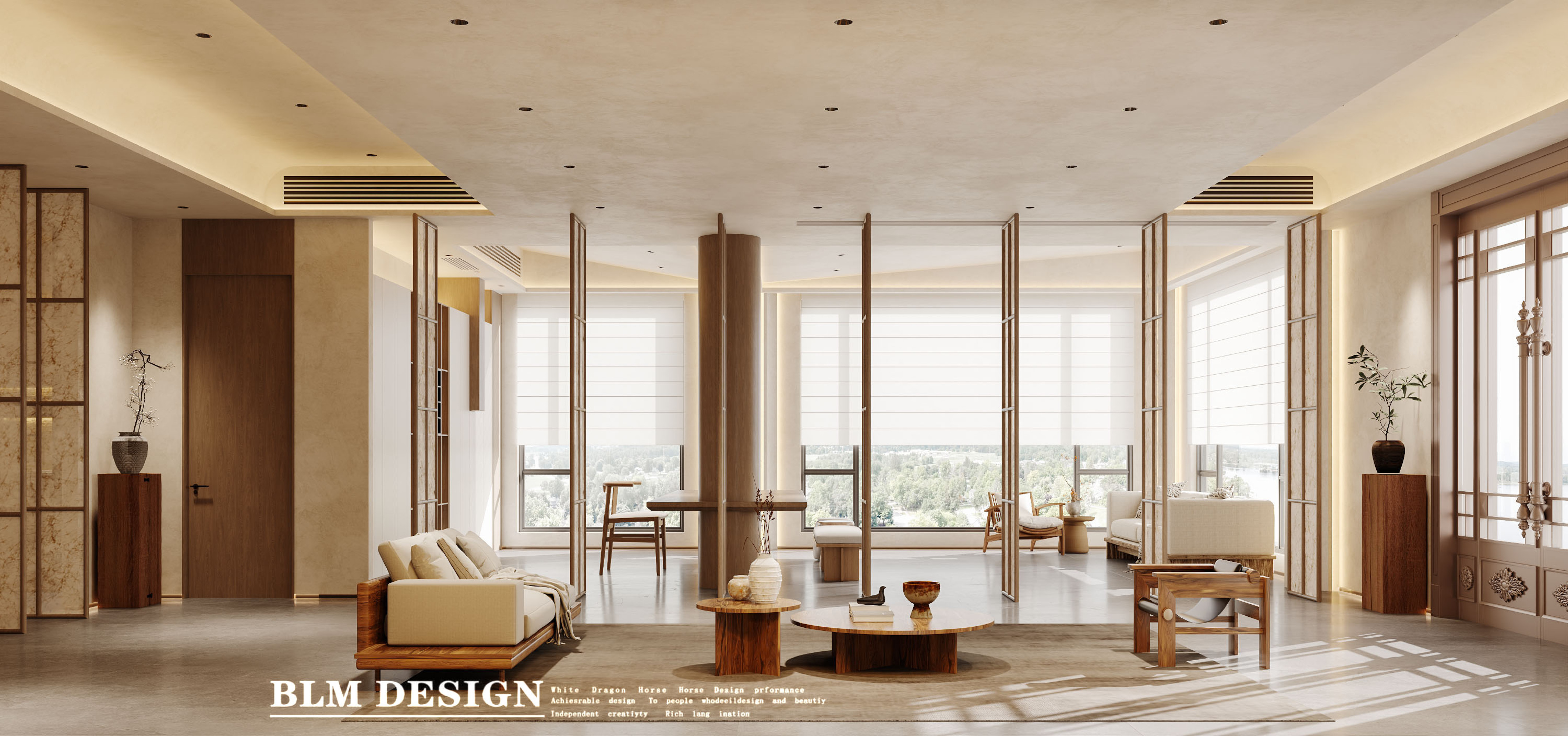 会所设计——白龙马效果图[ID: 116081739]_建e效果图