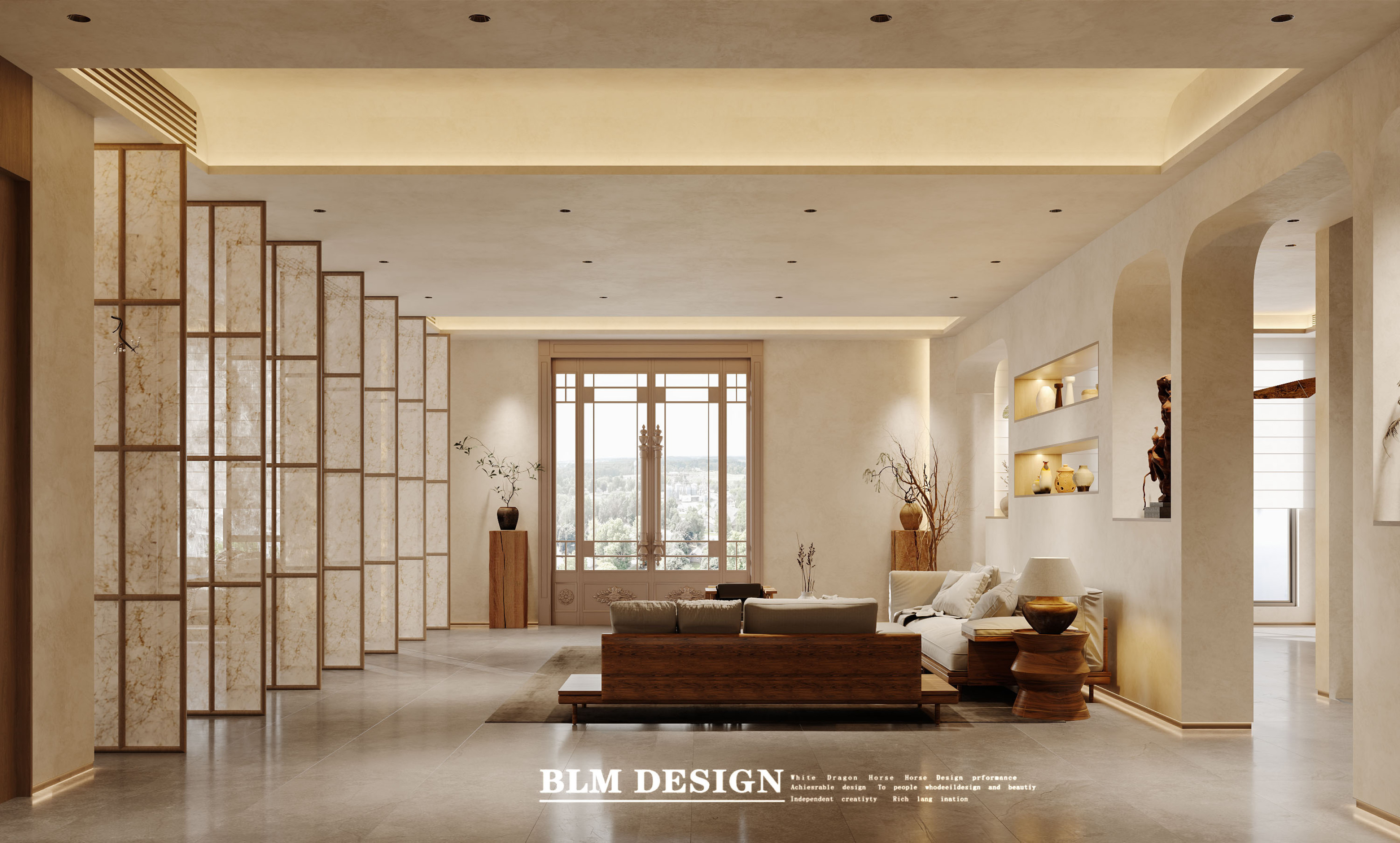 会所设计——白龙马效果图[ID: 116081739]_建e效果图
