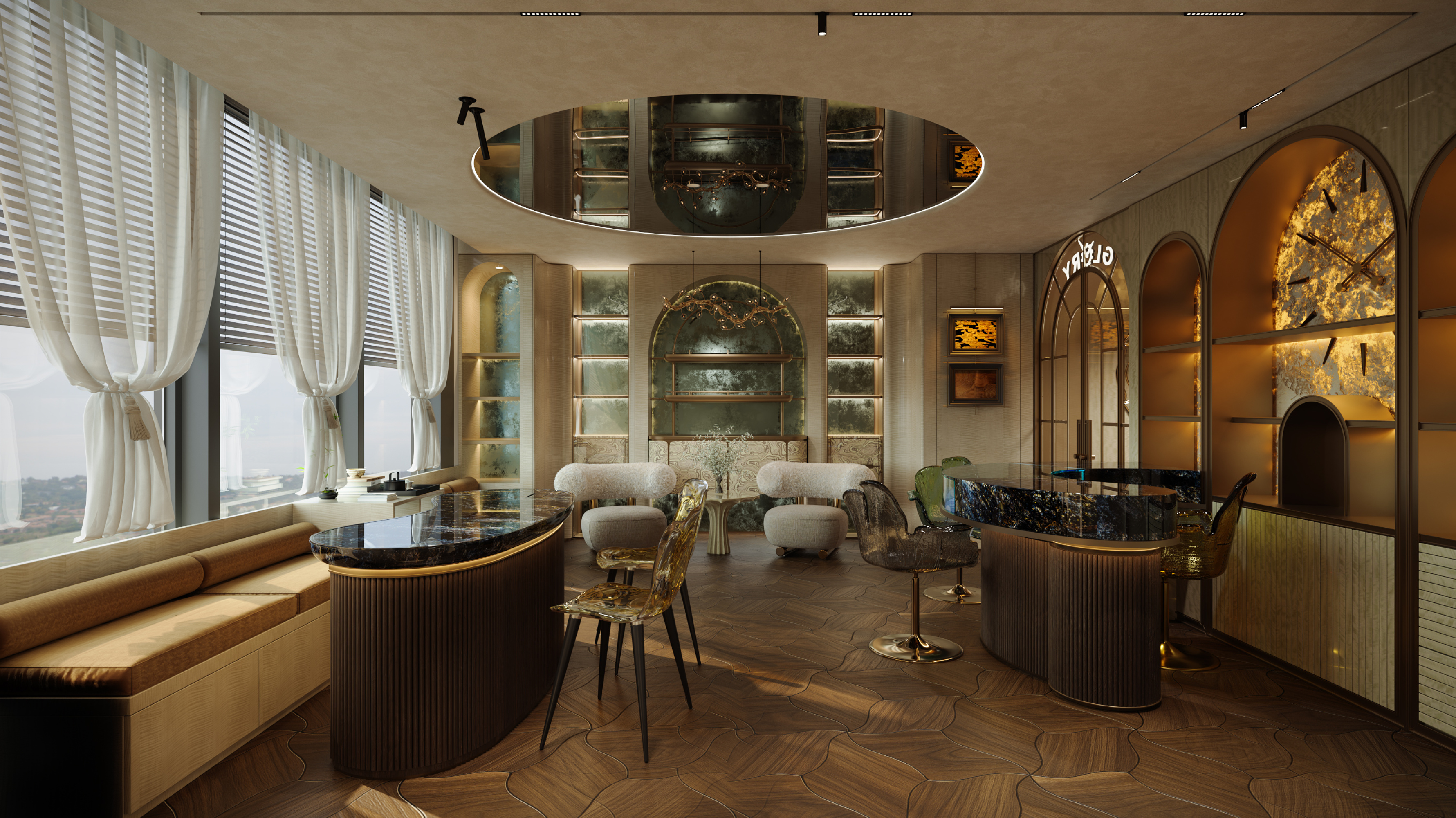工装案例||接待室效果图[ID: 116081879]_建e效果图