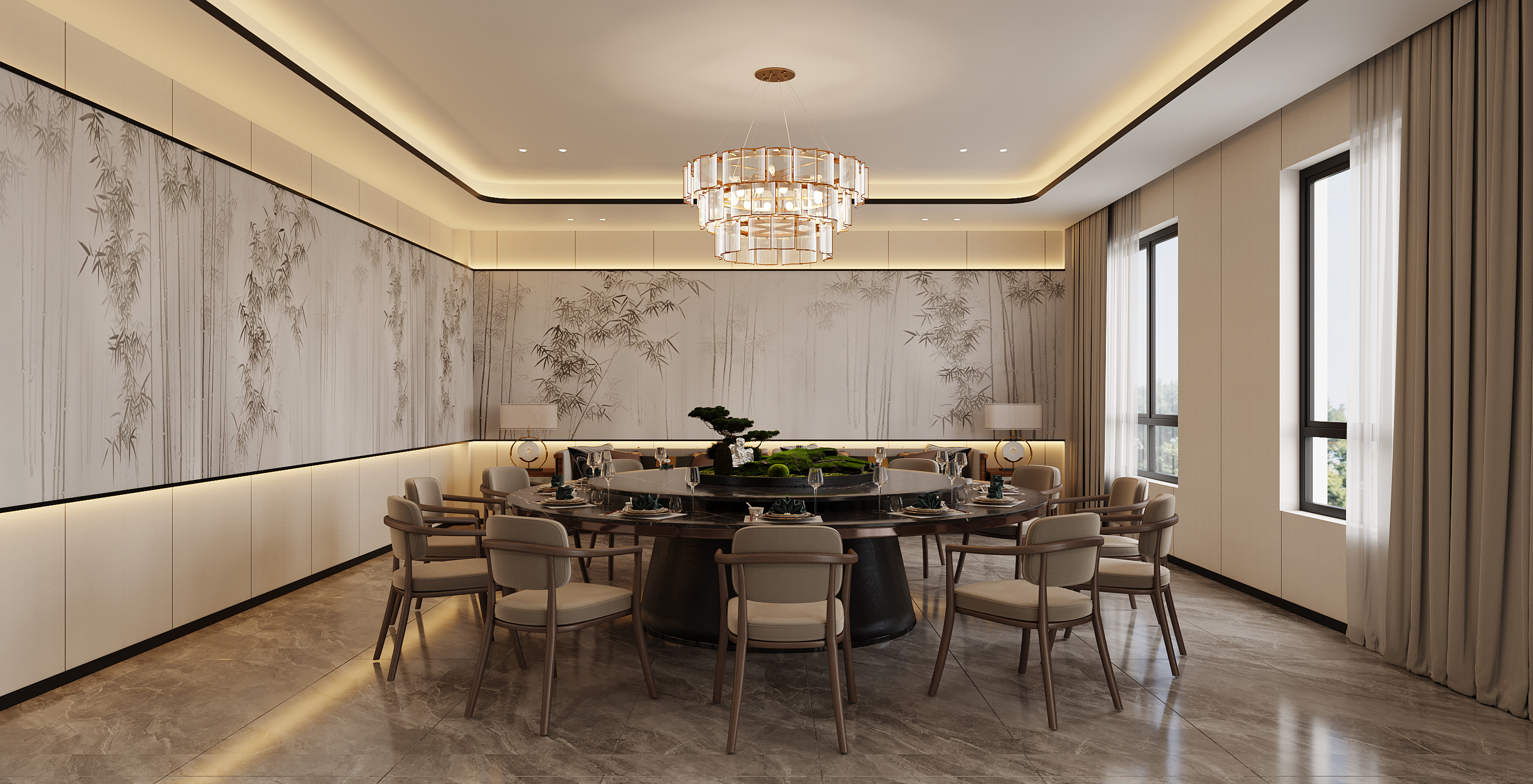 工装案例||接待室效果图[ID: 116081879]_建e效果图