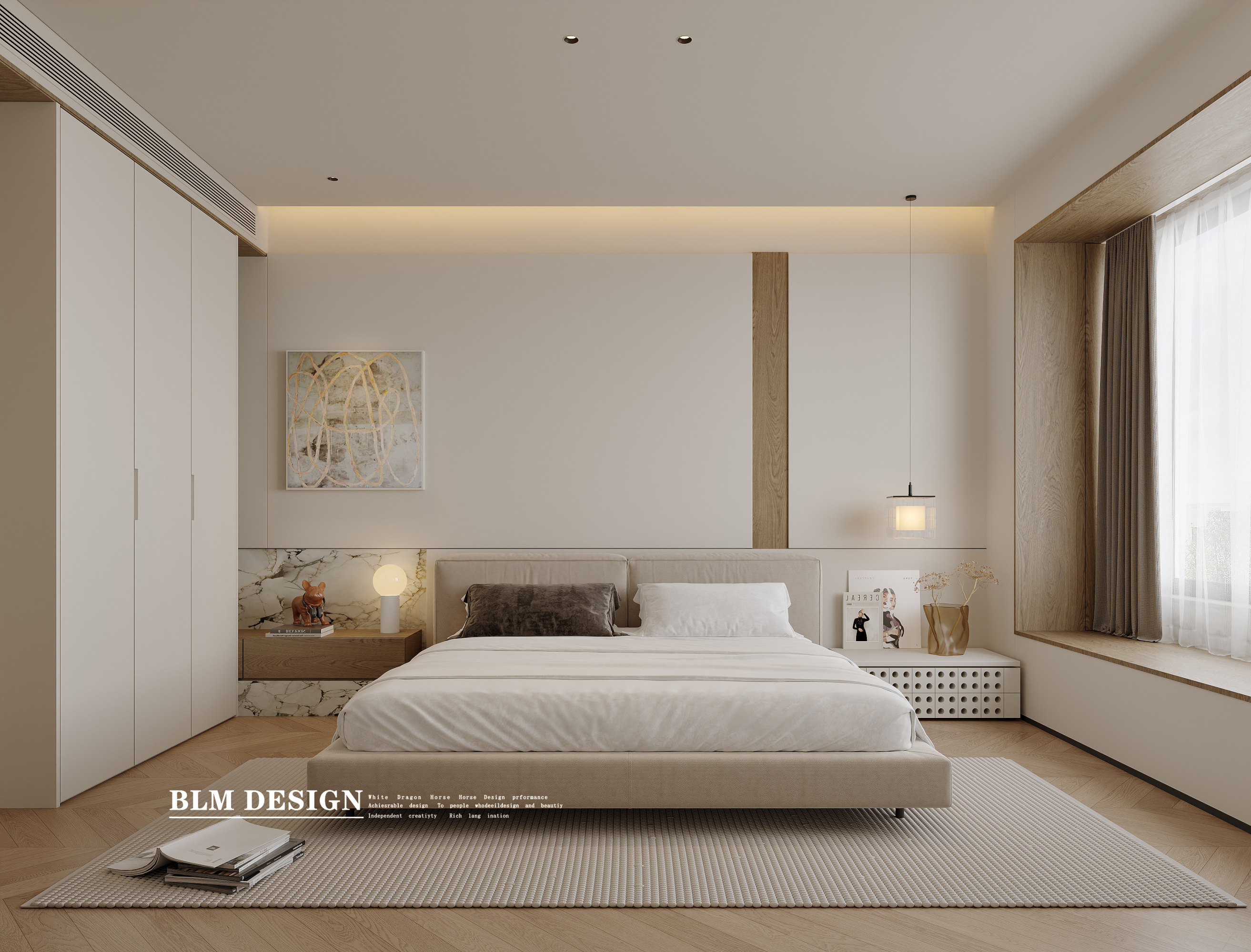 现代风-白龙马效果图[ID: 116081782]_建e效果图