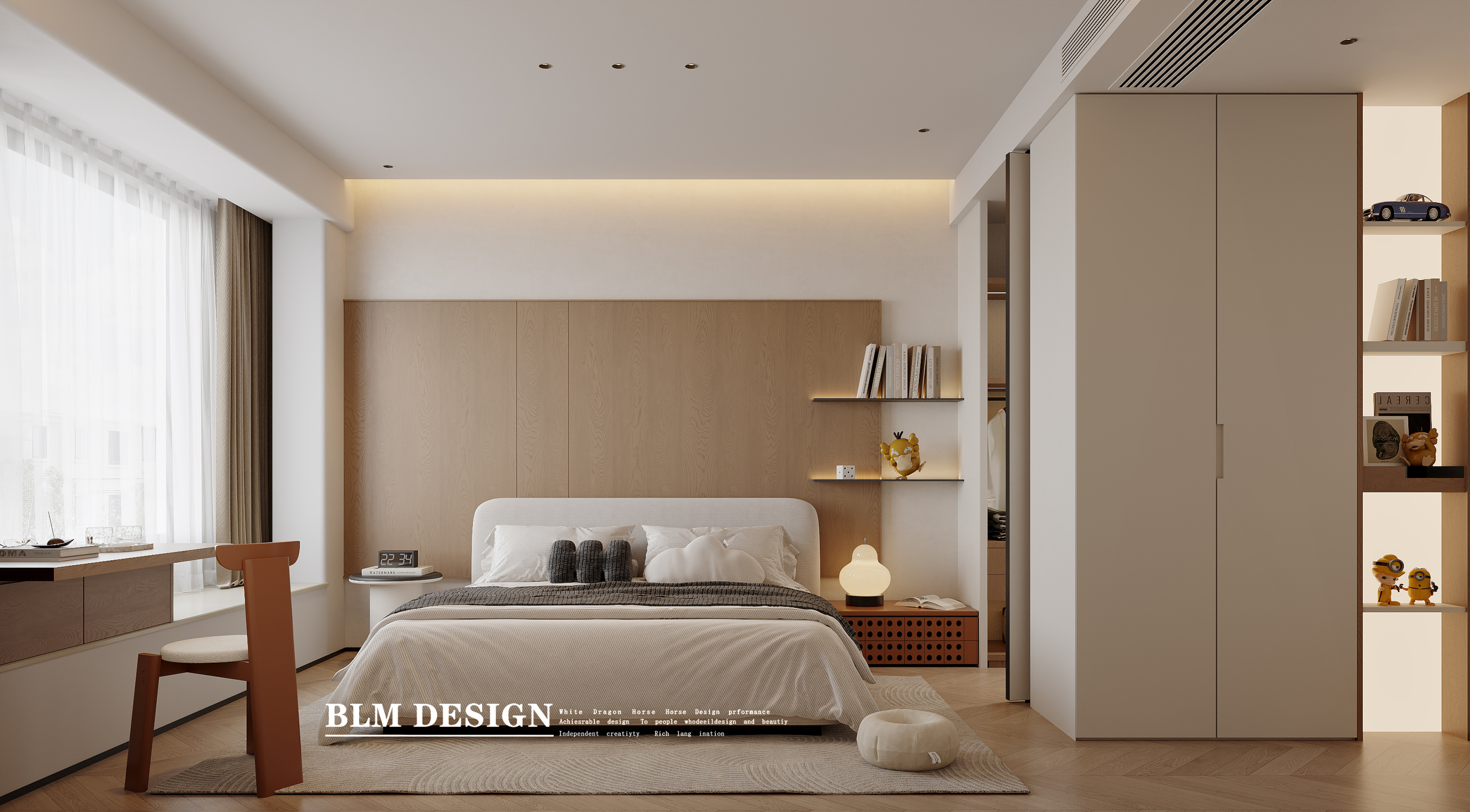 现代风-白龙马效果图[ID: 116081782]_建e效果图