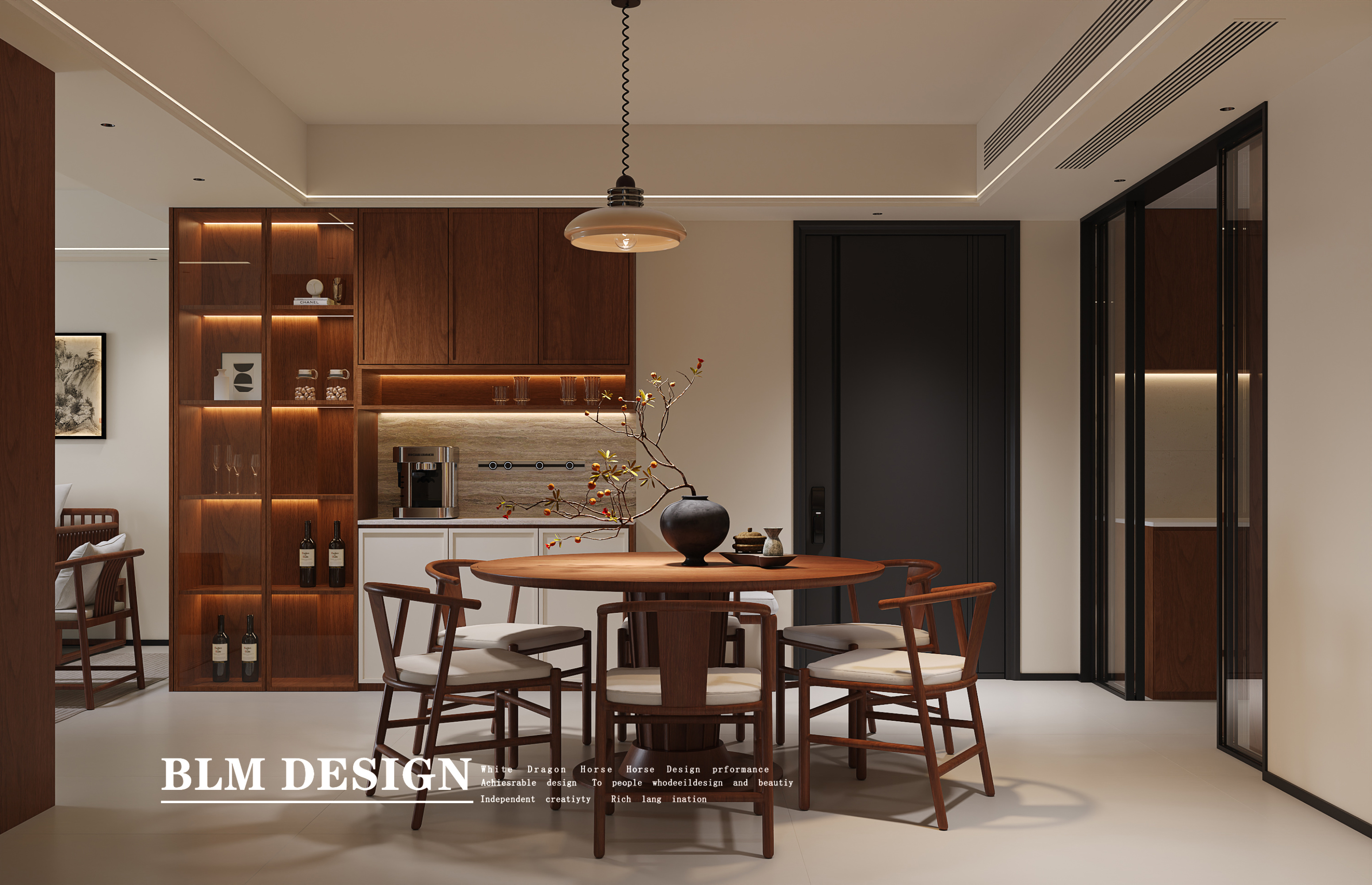 新中式-白龙马效果图[ID: 116016364]_建e效果图