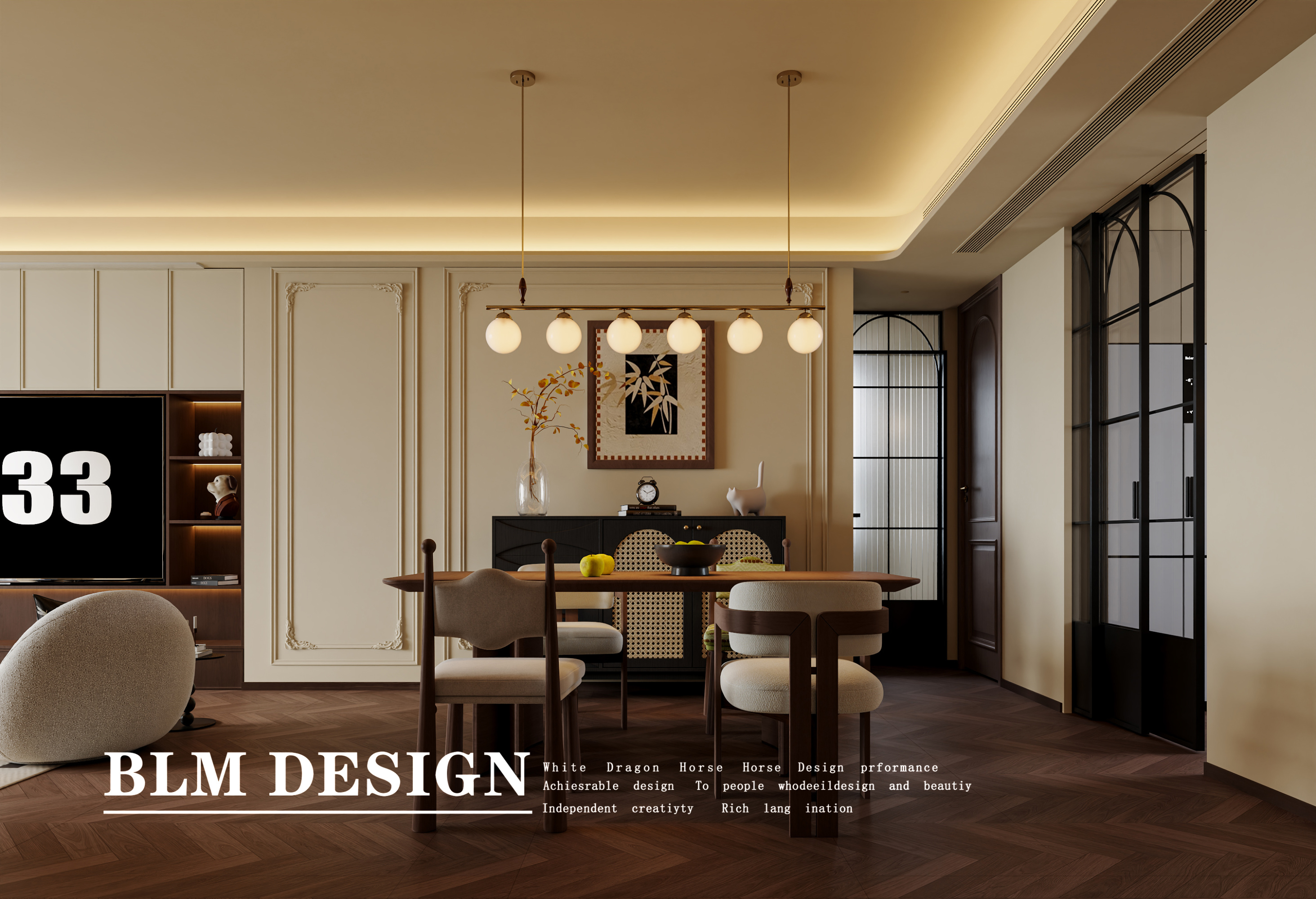 法式——白龙马效果图[ID: 116016318]_建e效果图