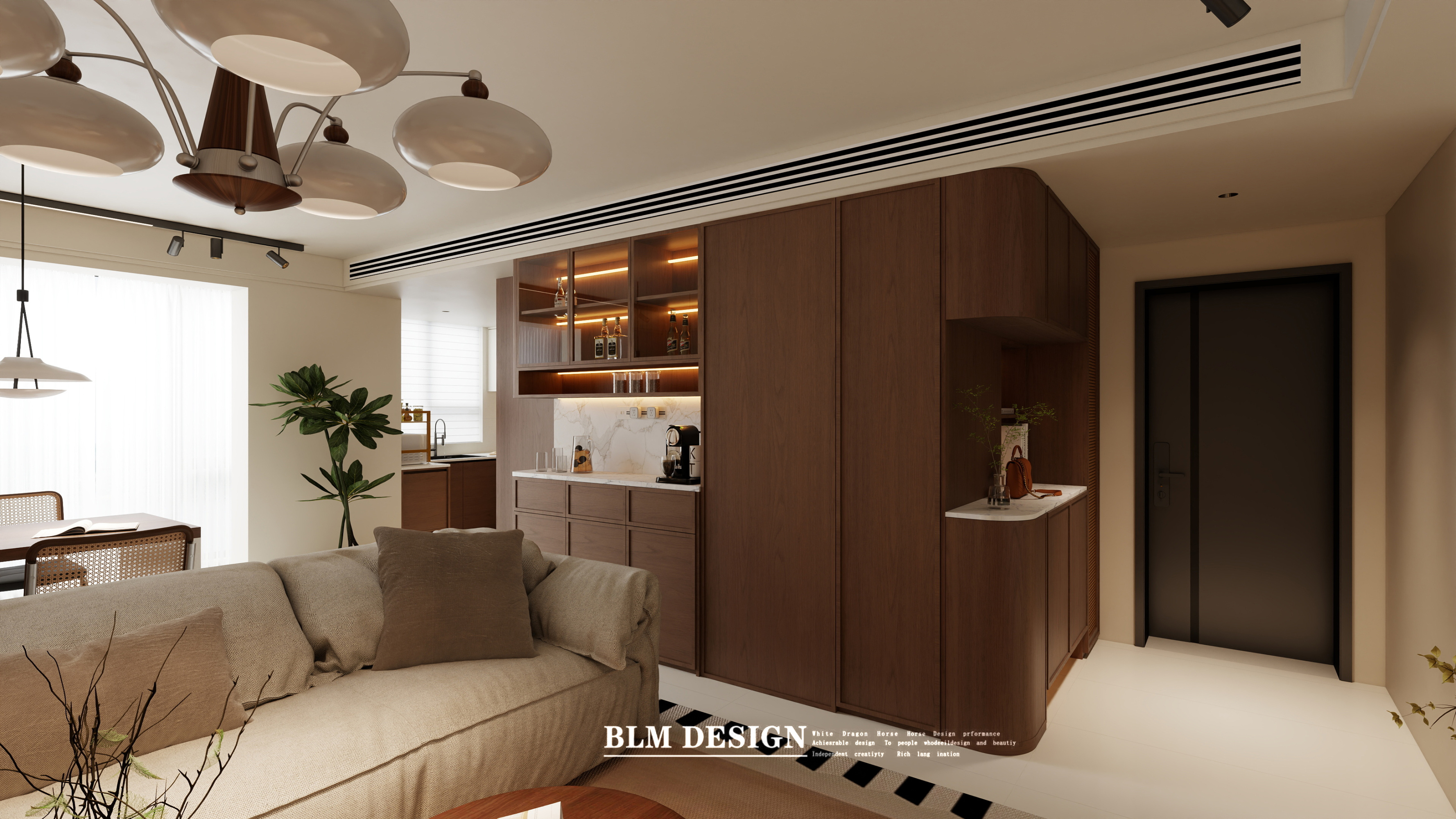 现代中古——白龙马效果图[ID: 116016321]_建e效果图