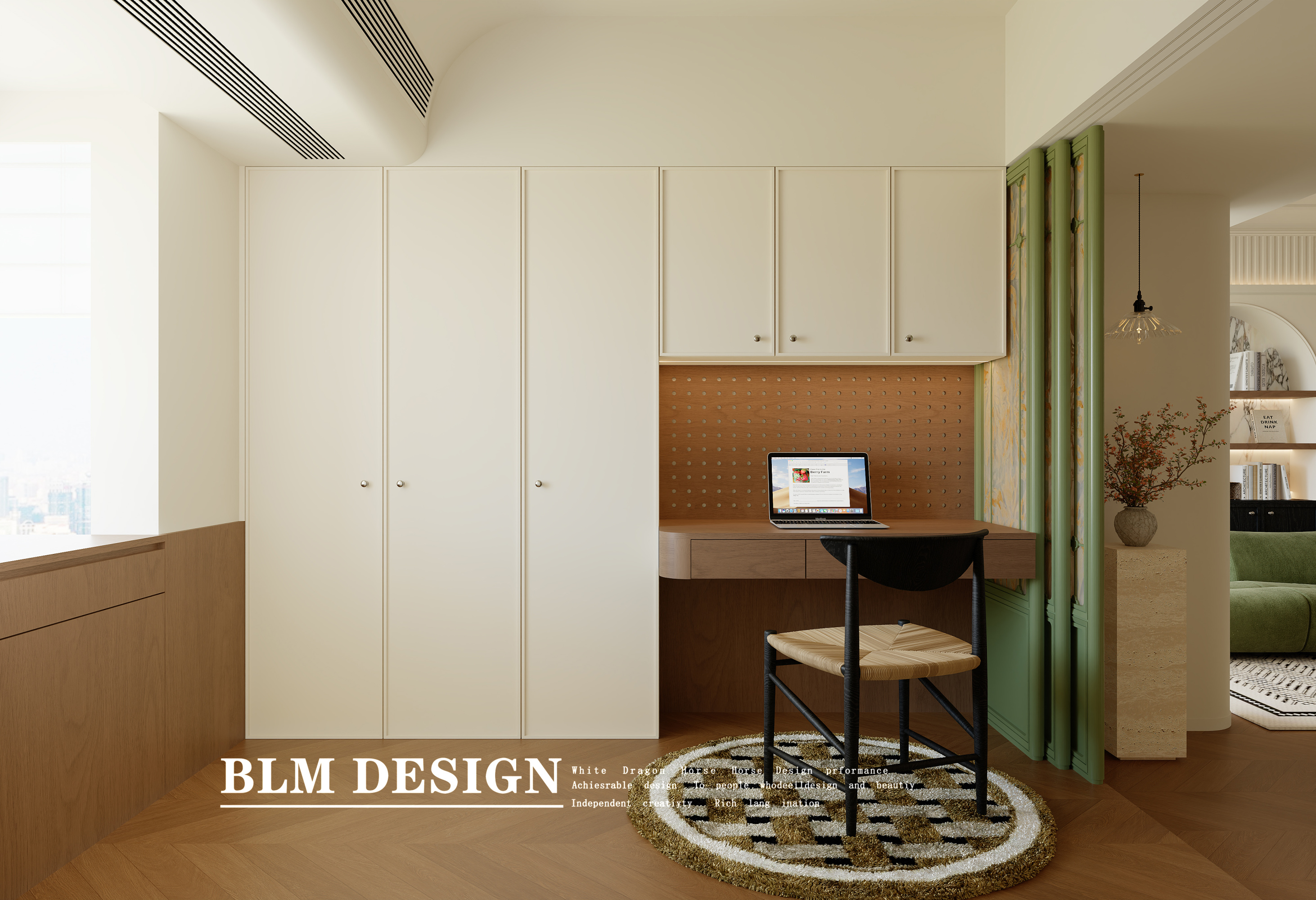 法式中古风-白龙马效果图[ID: 116016244]_建e效果图
