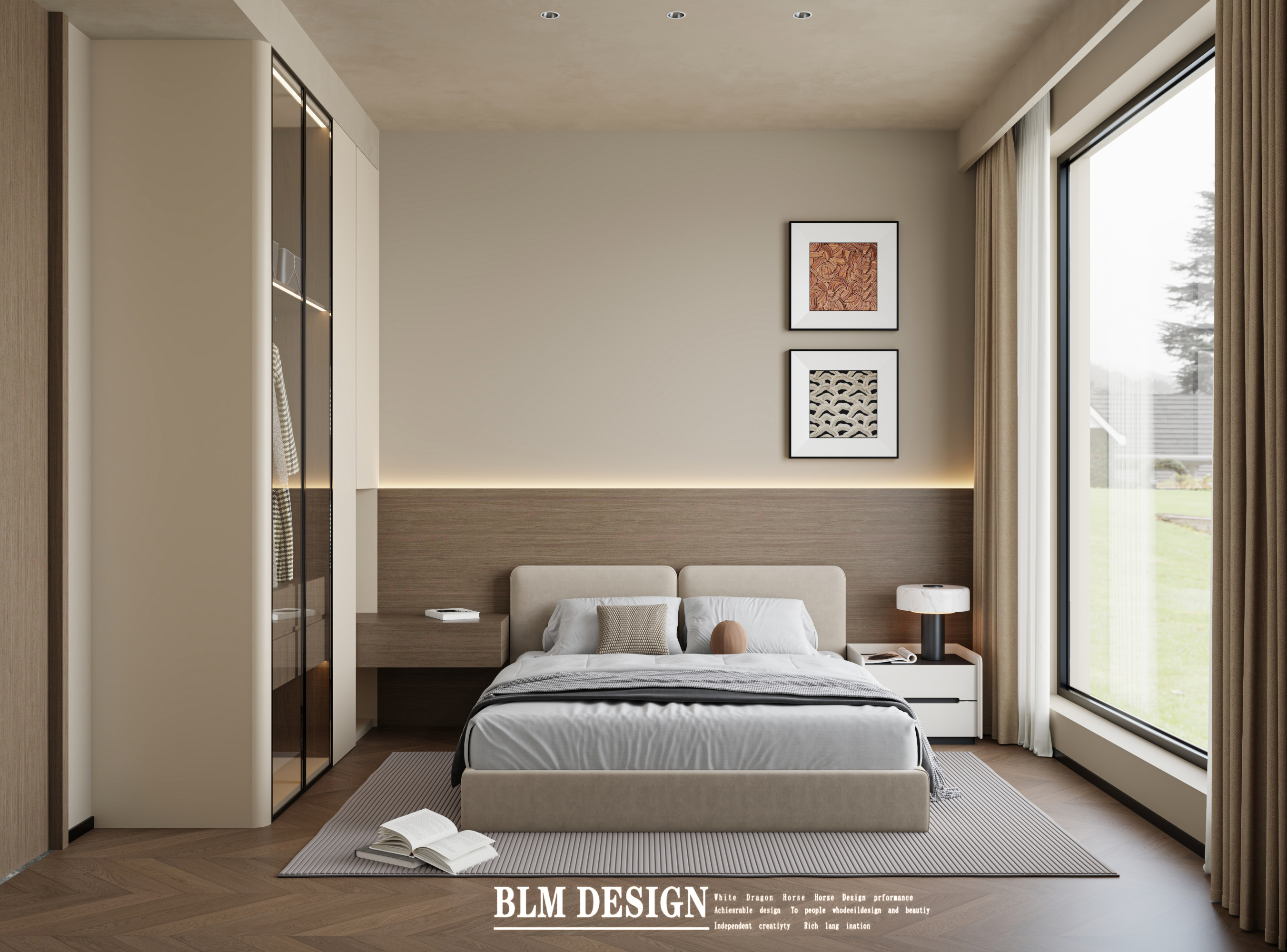 意式轻奢——白龙马效果图[ID: 116737082]_建e效果图