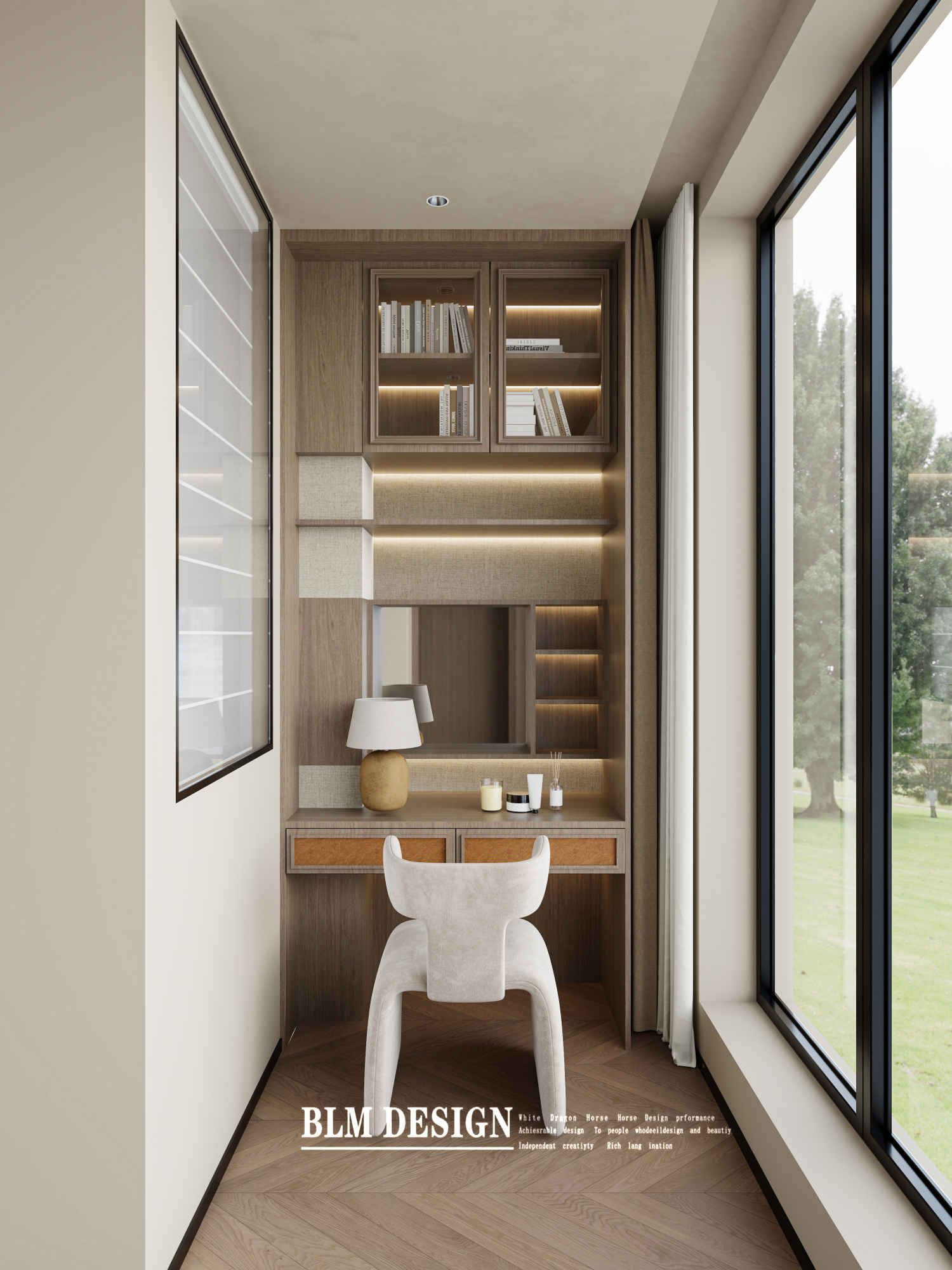 意式轻奢——白龙马效果图[ID: 116737082]_建e效果图