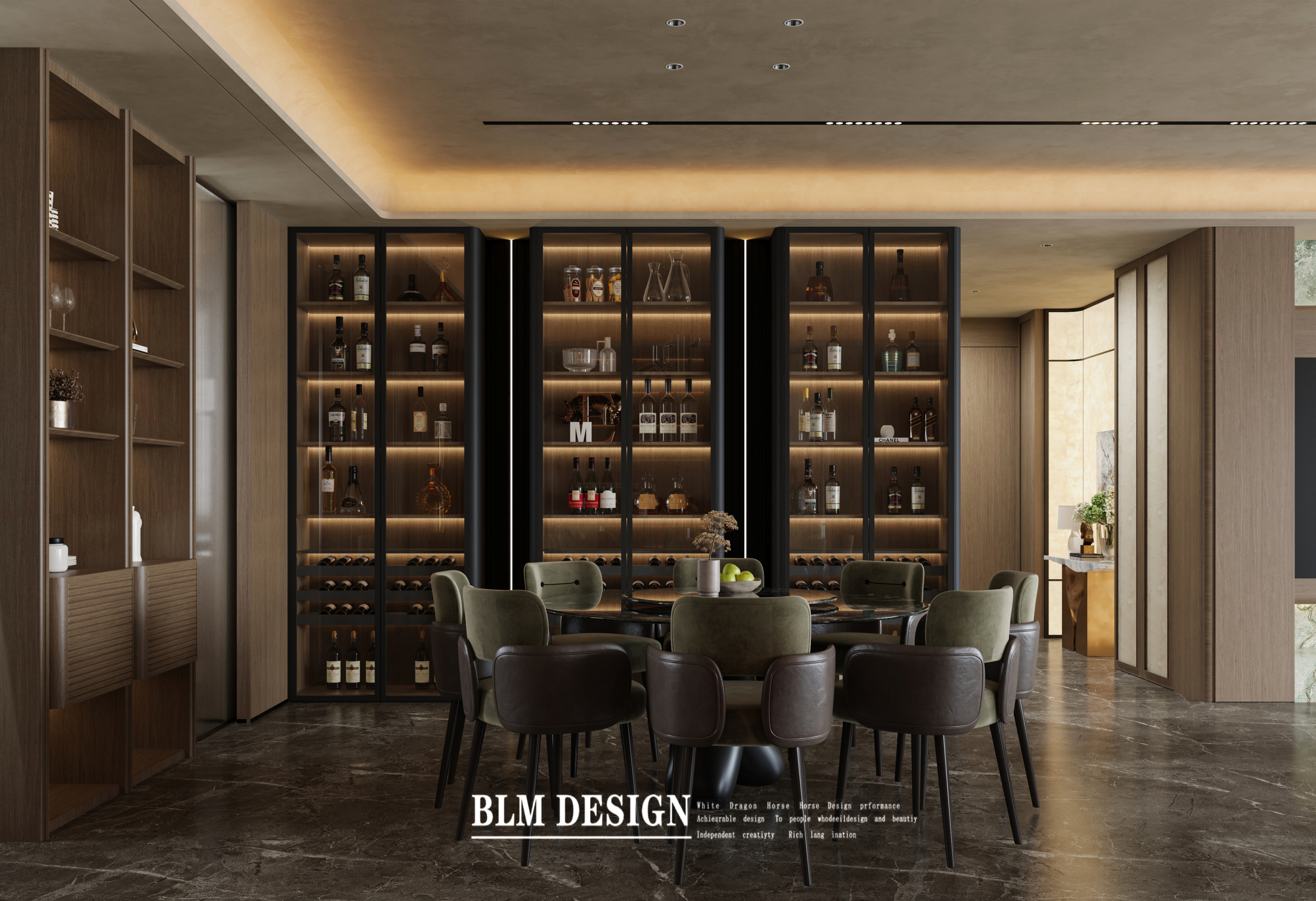 意式轻奢——白龙马效果图[ID: 116737082]_建e效果图