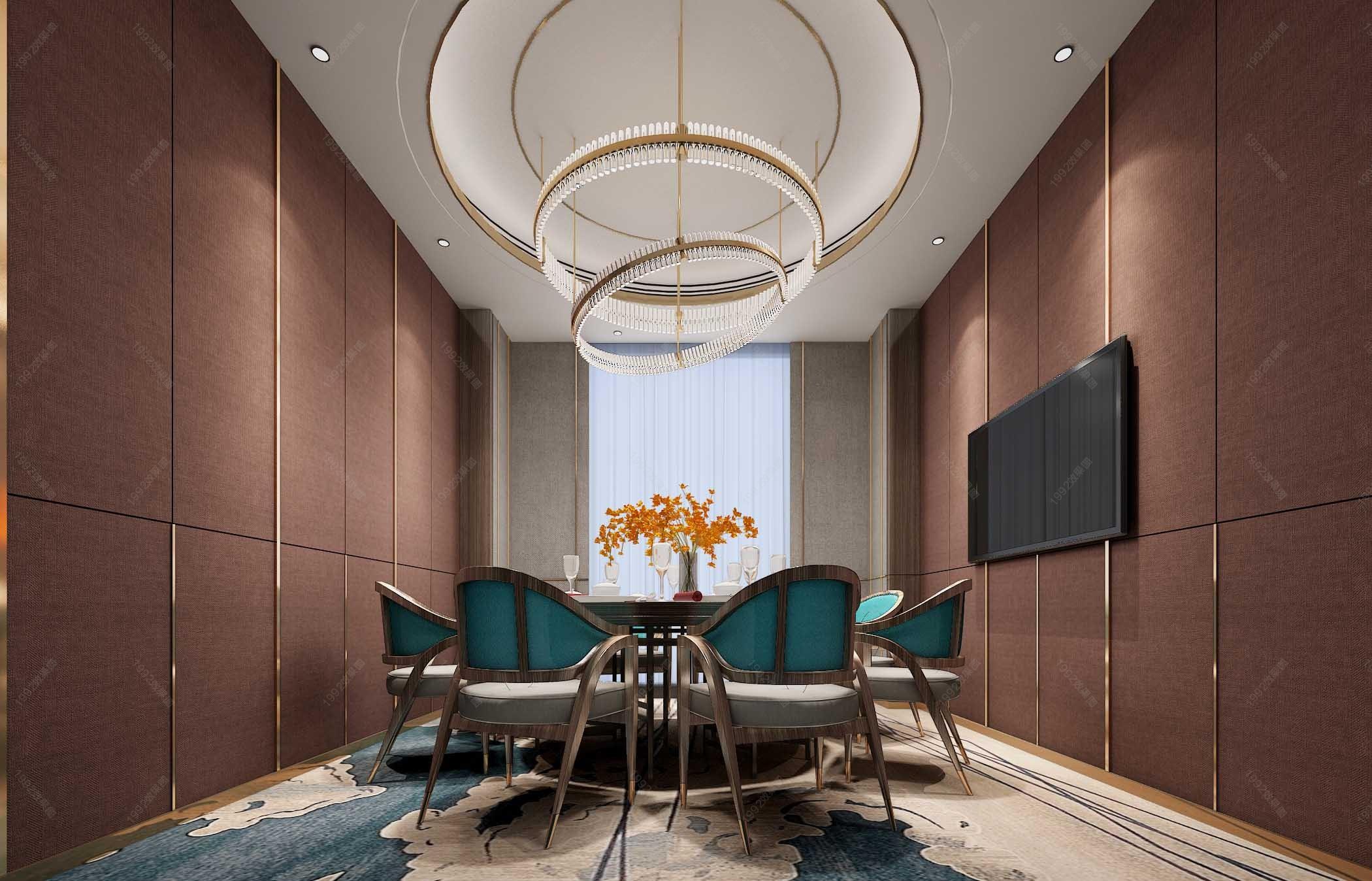 1992效果图~餐厅包厢