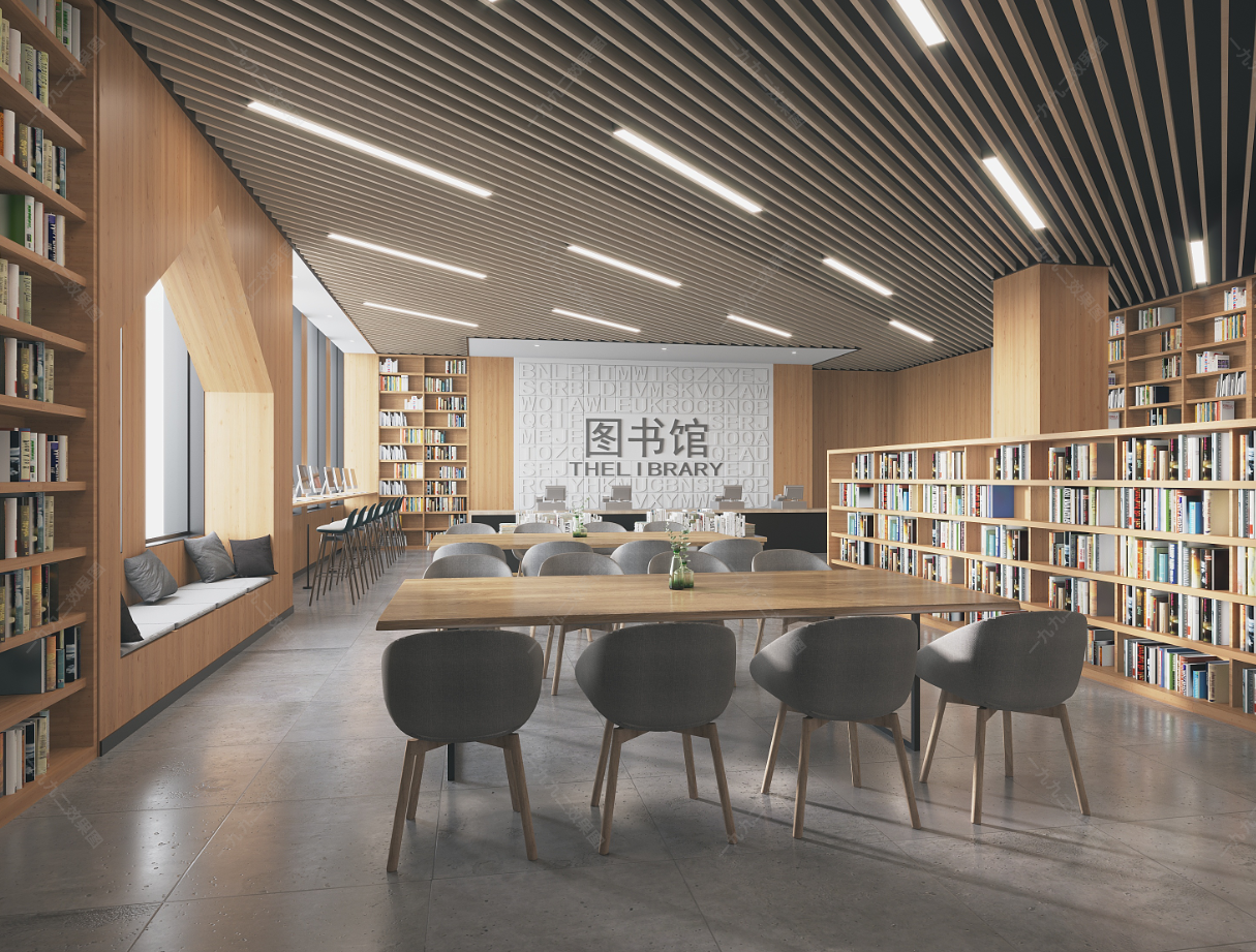 图书馆改造|空间|室内设计|记忆如风 - 原创作品 - 站酷 (ZCOOL)