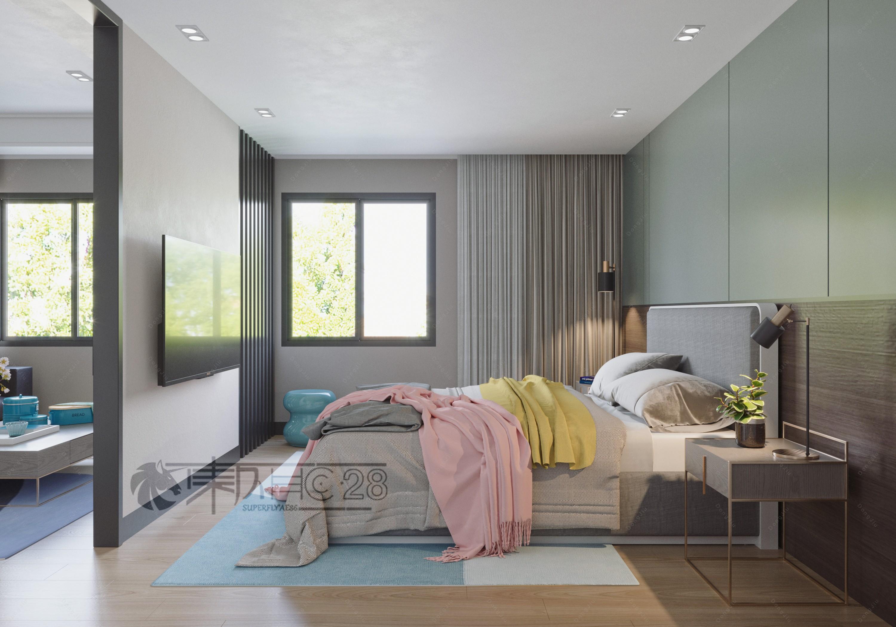 现代家装设计 - 效果图交流区-建e室内设计网