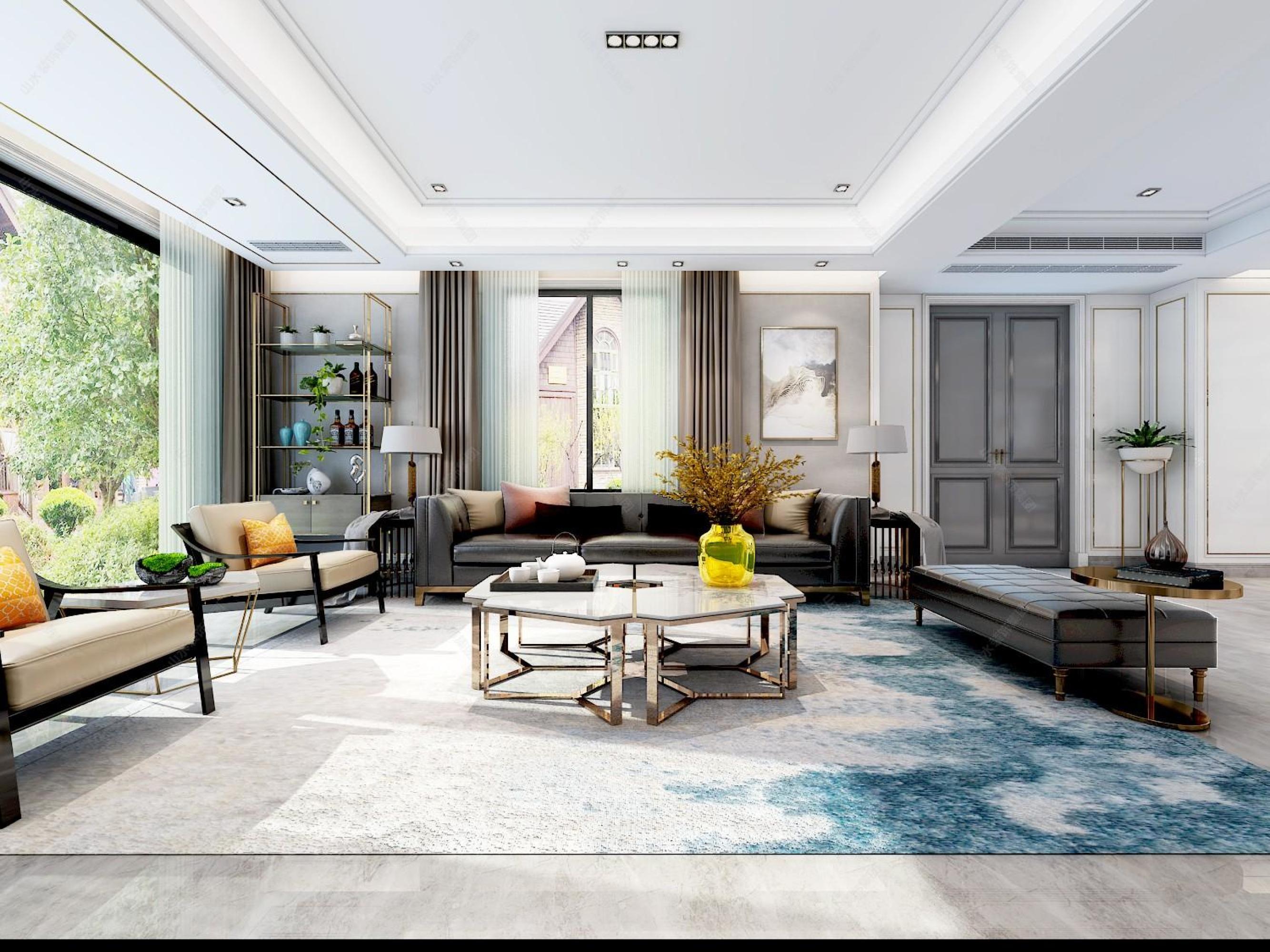 现代风格别墅设计[ID: 109790673]_建e效果图
