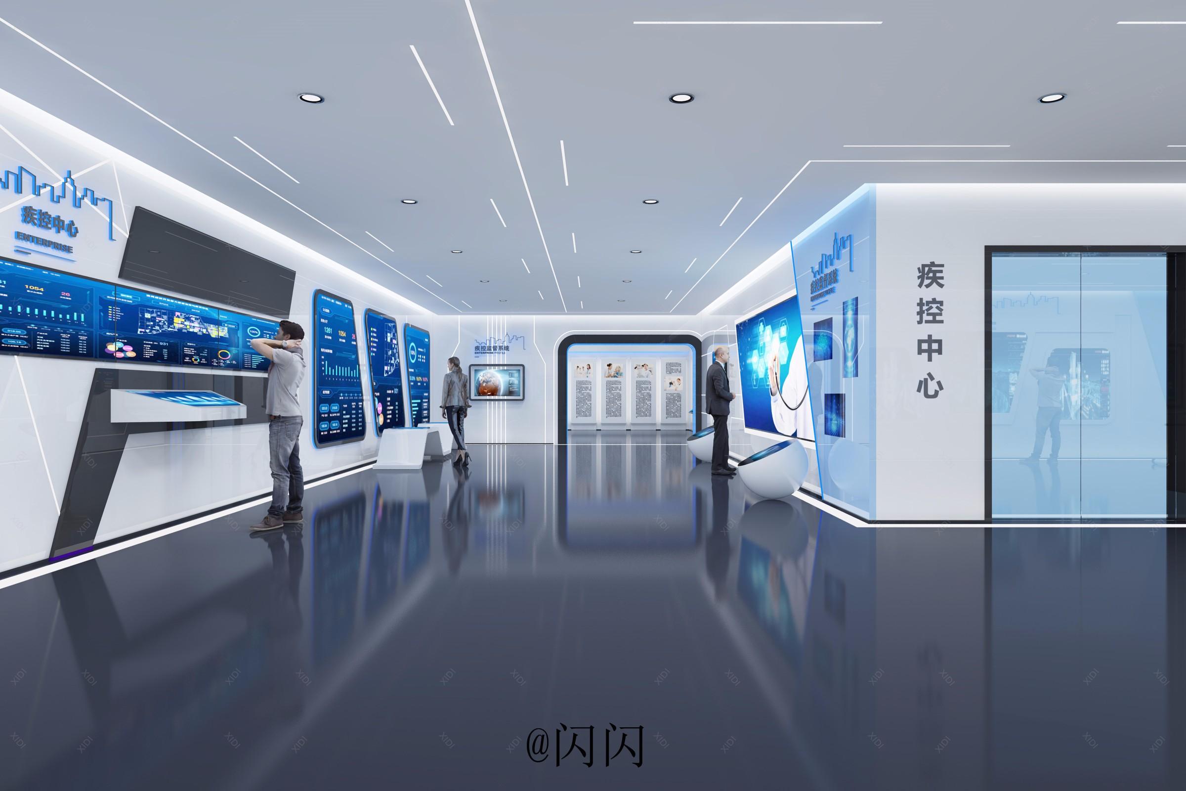 现代疾控中心设计 - 效果图交流区-建e室内设计网