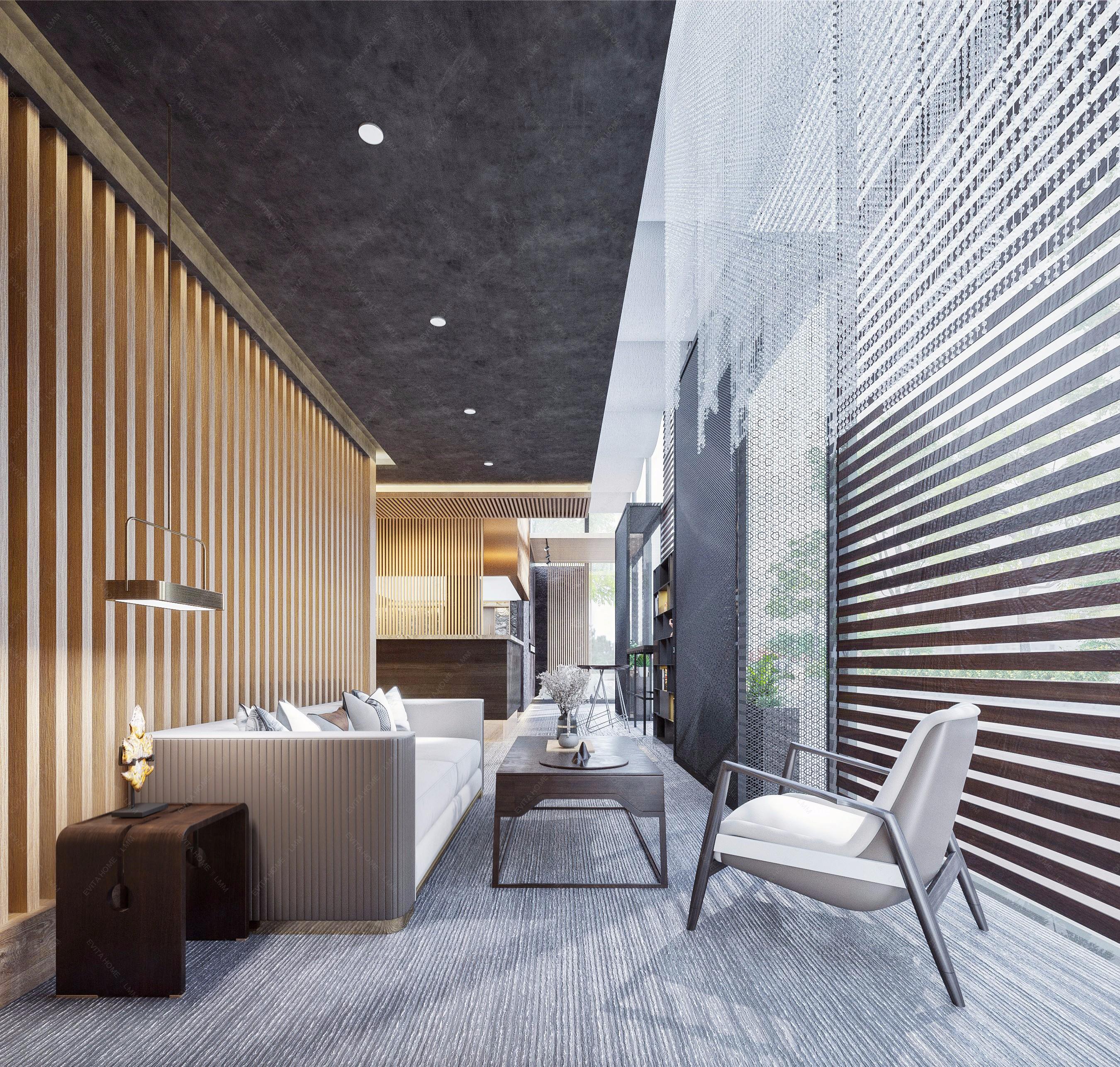 现代高端泰式按摩空间全景