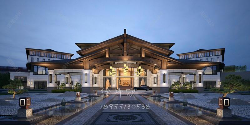 现代售楼部建筑表现 - 效果图交流区-建E室内设计网