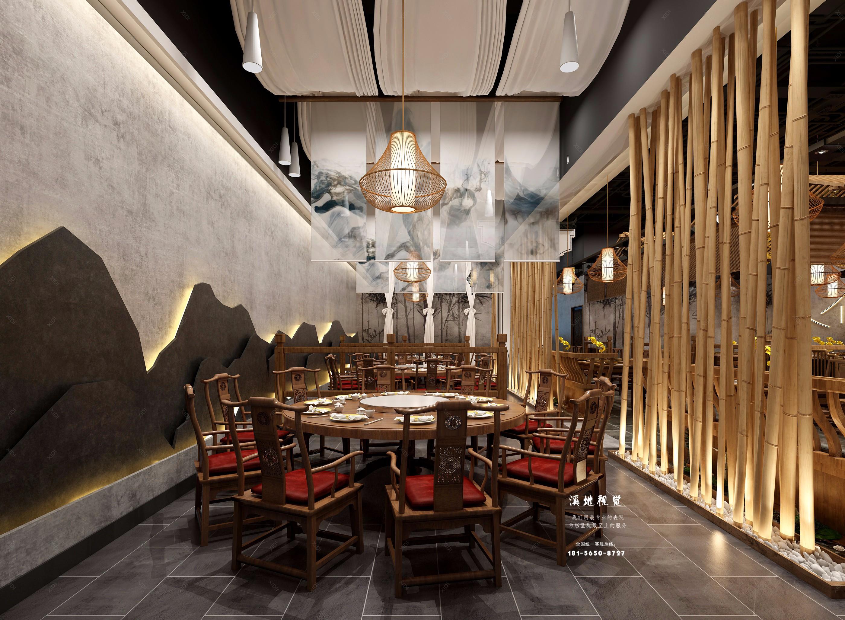新中式中餐厅设计 