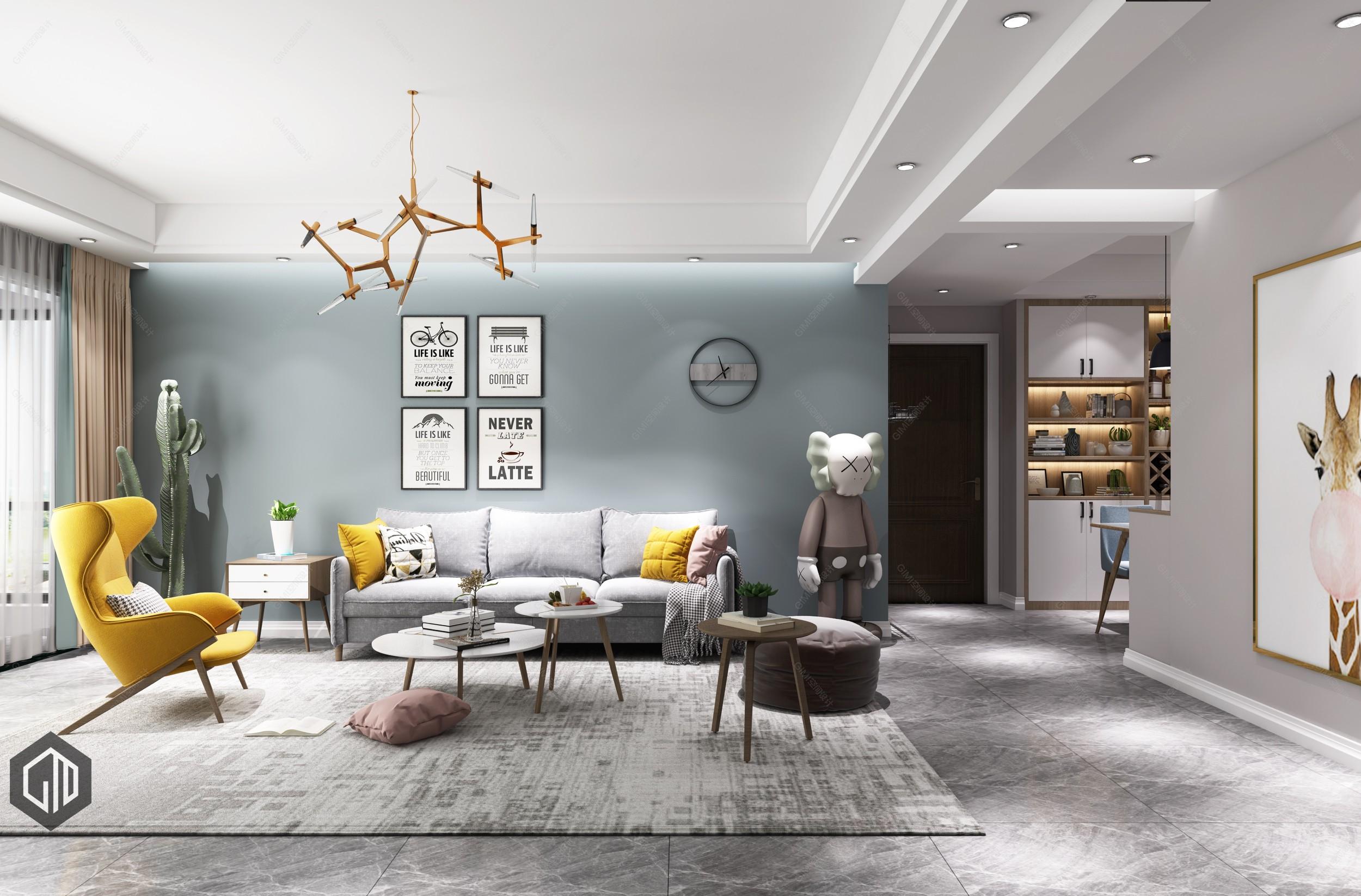 北欧家装设计 - 效果图交流区-建e室内设计网