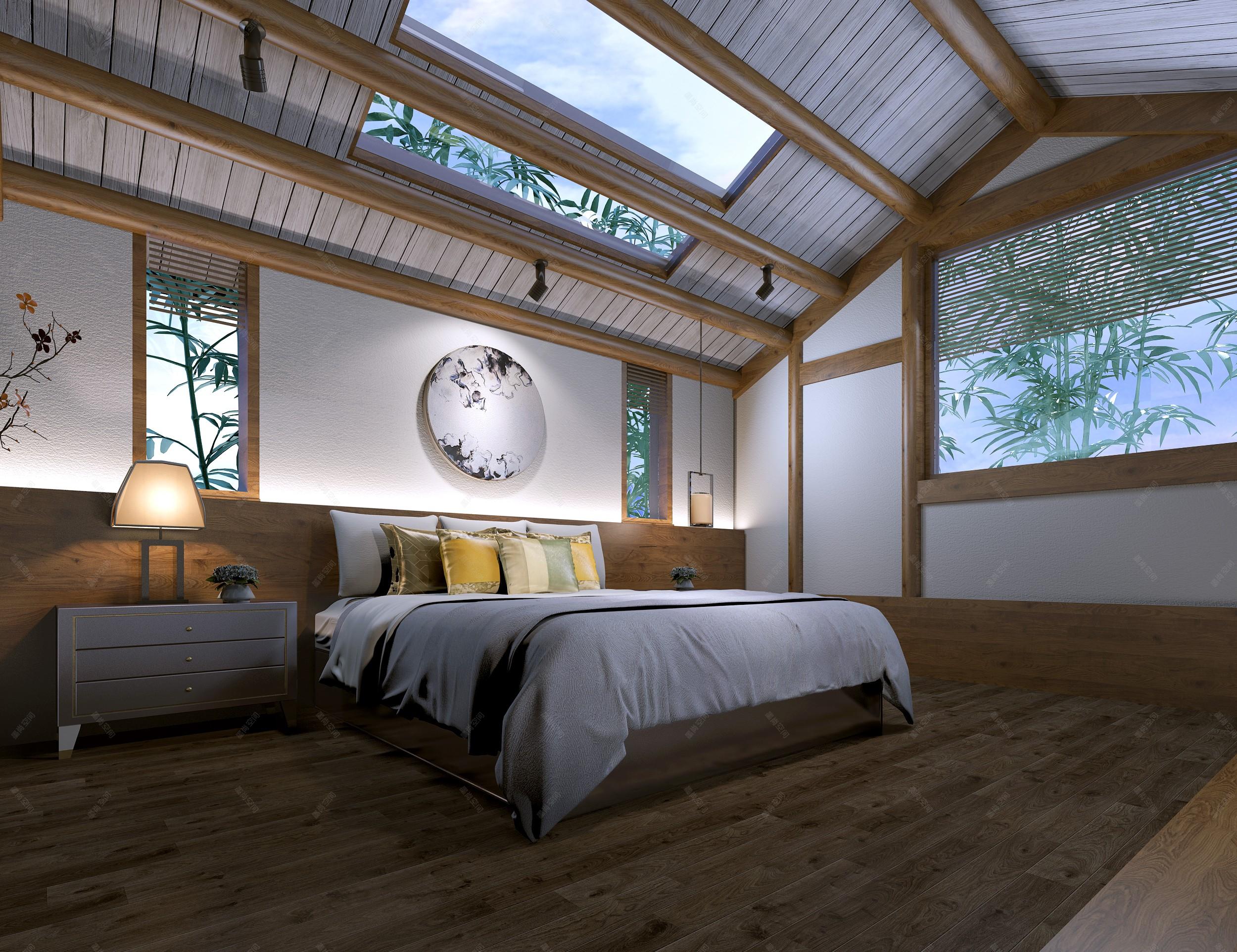 现代民宿售楼部设计集锦 - 效果图交流区-建e室内设计网