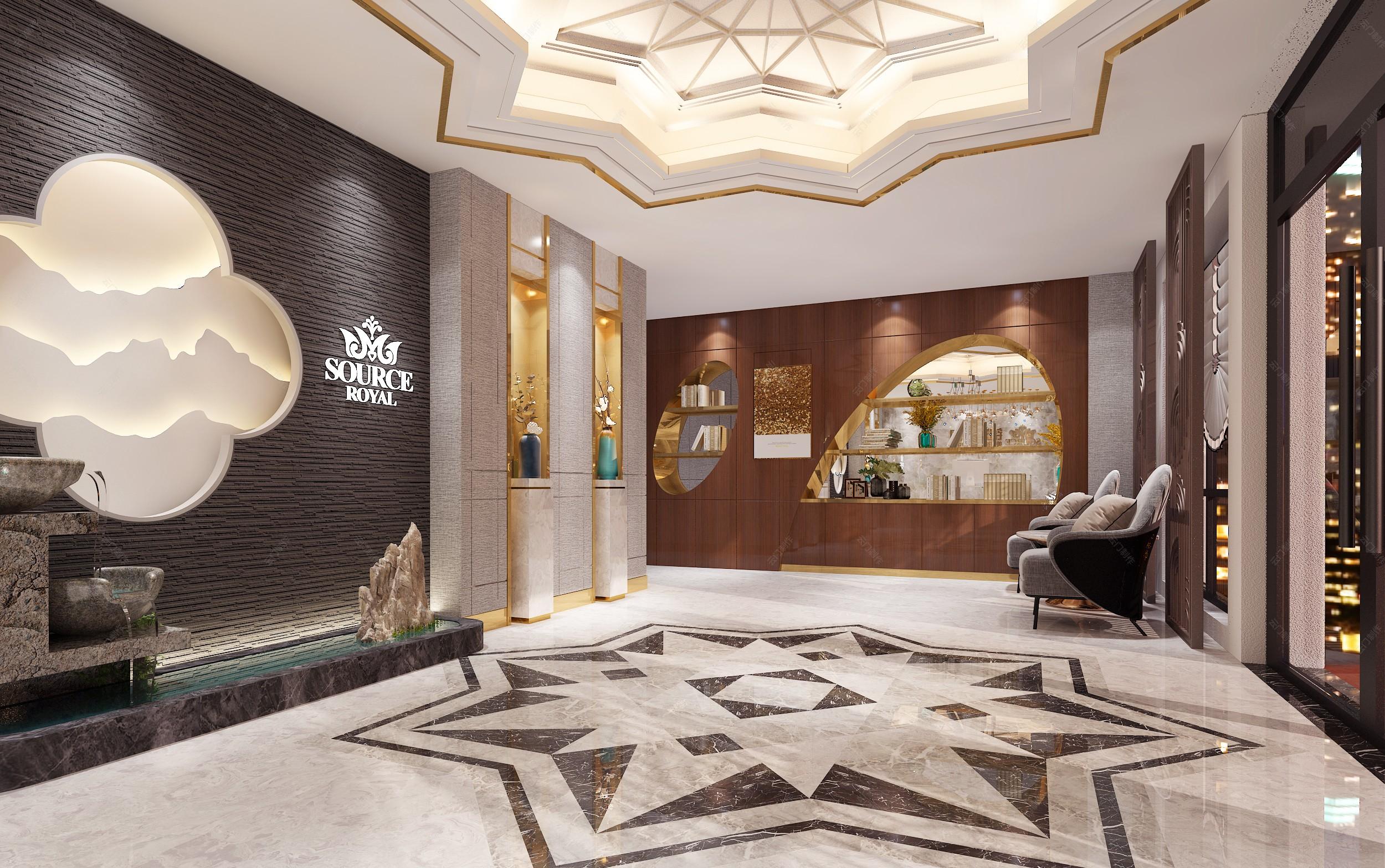 新中式轻奢美容院设计