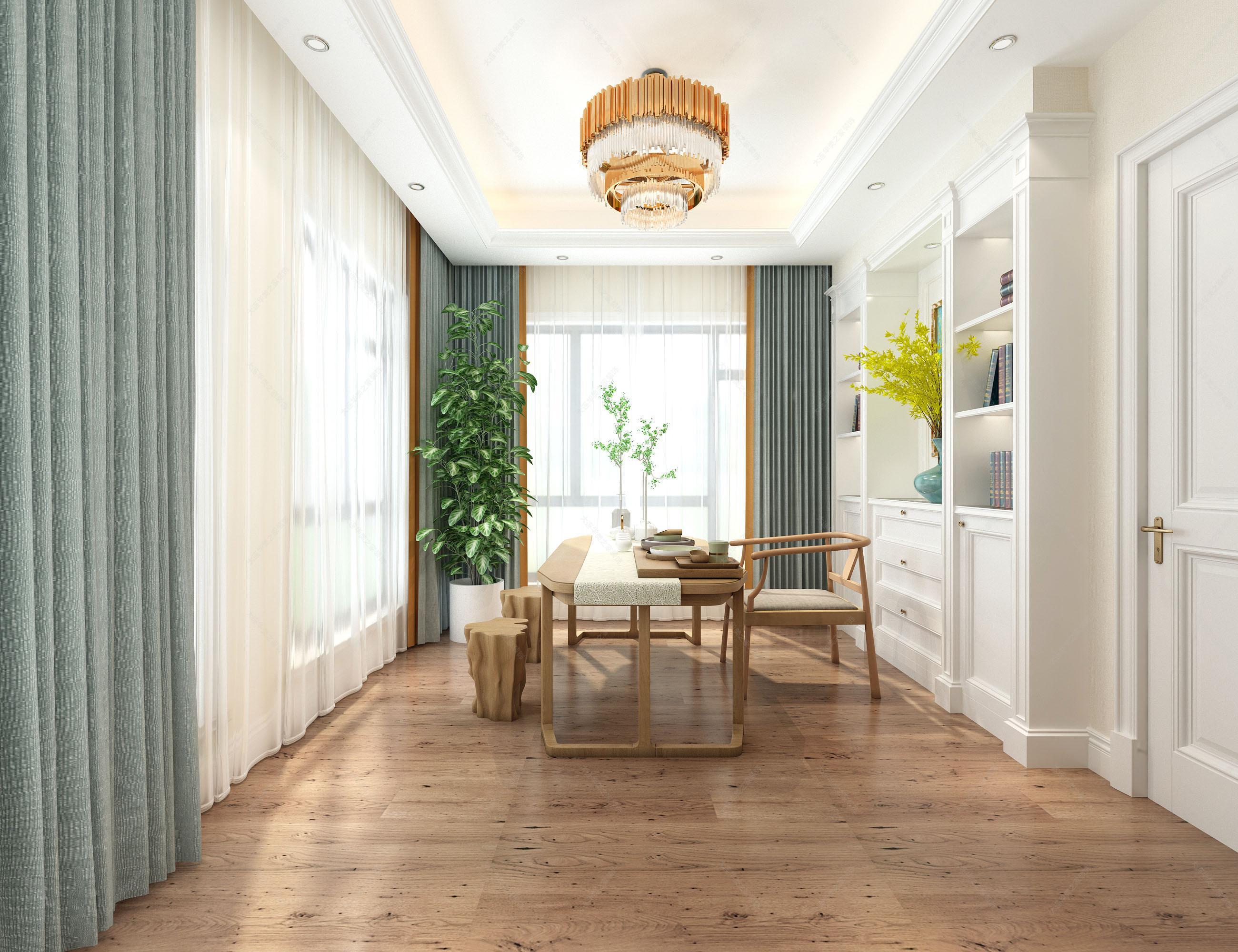 轻奢风格家装[ID: 111363459]_建e效果图