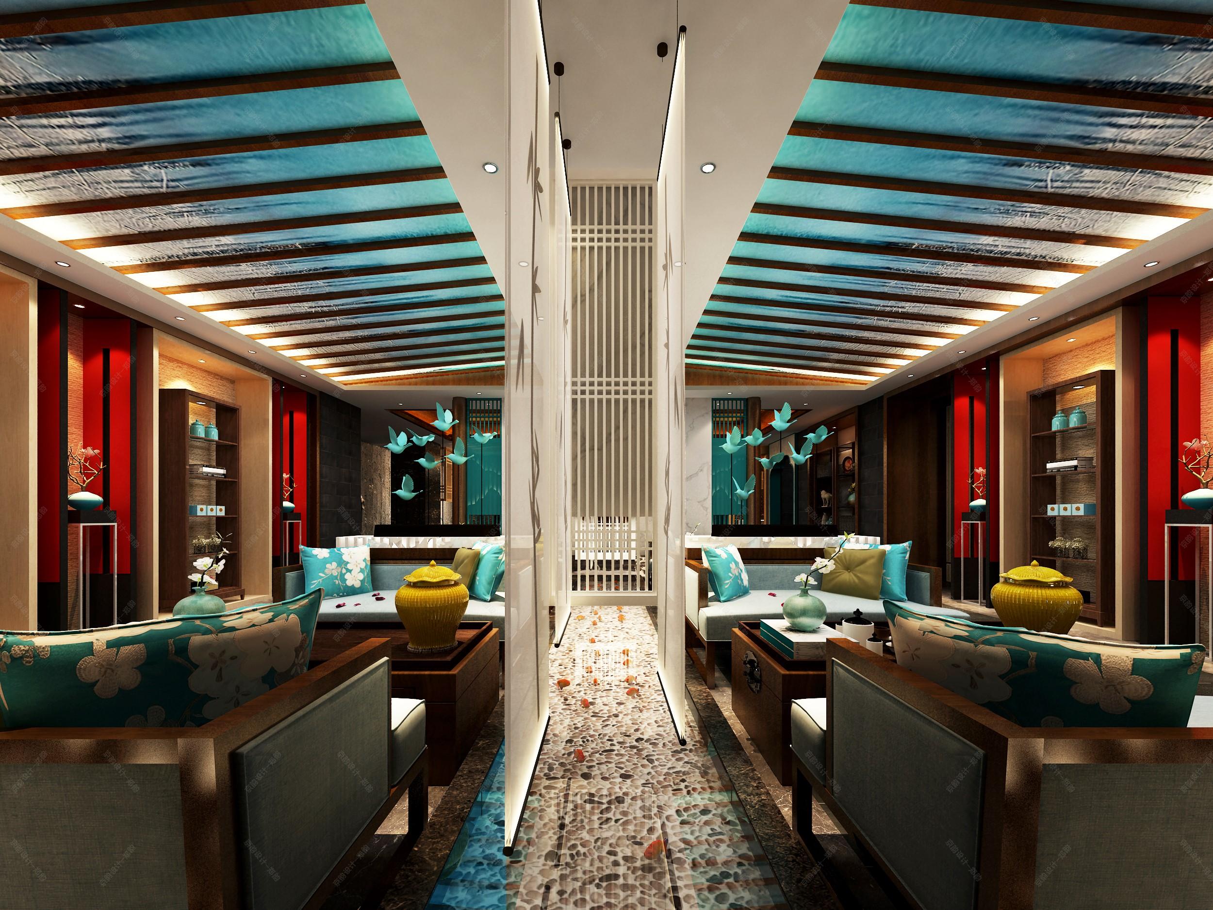 中式苏州日航云顶会馆 - 效果图交流区-建e室内设计网