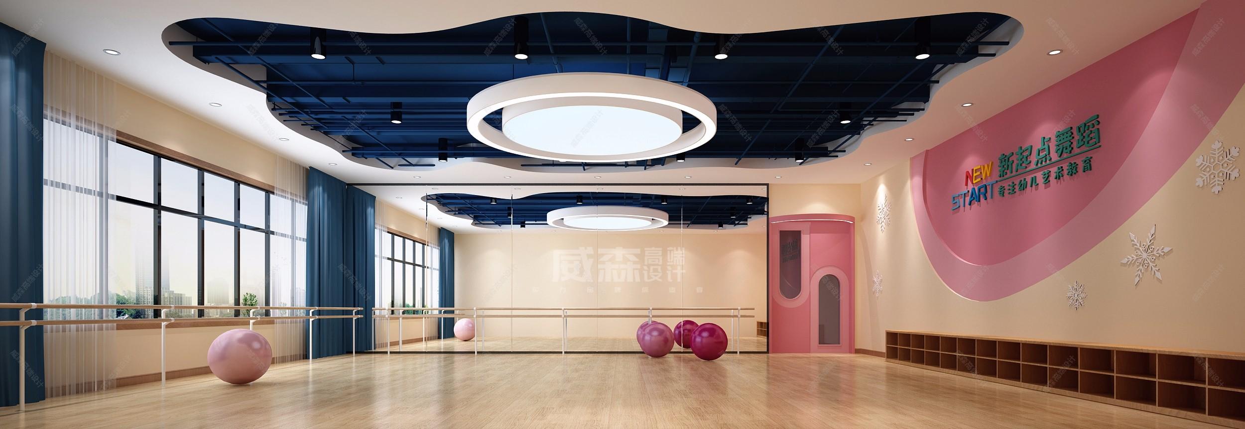 现代舞蹈室 - 效果图交流区-建E室内设计网