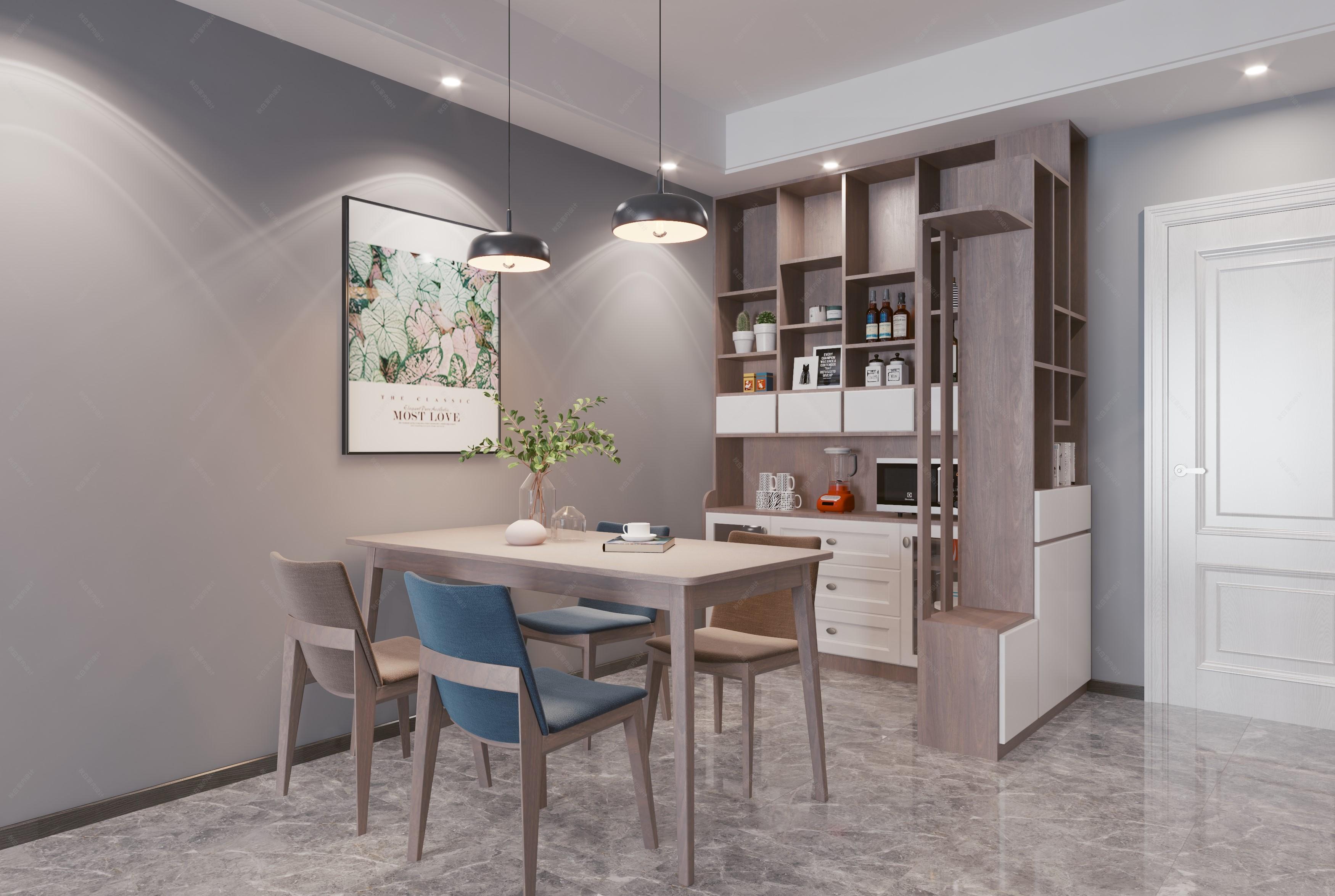 小清新北欧 - 效果图交流区-建e室内设计网