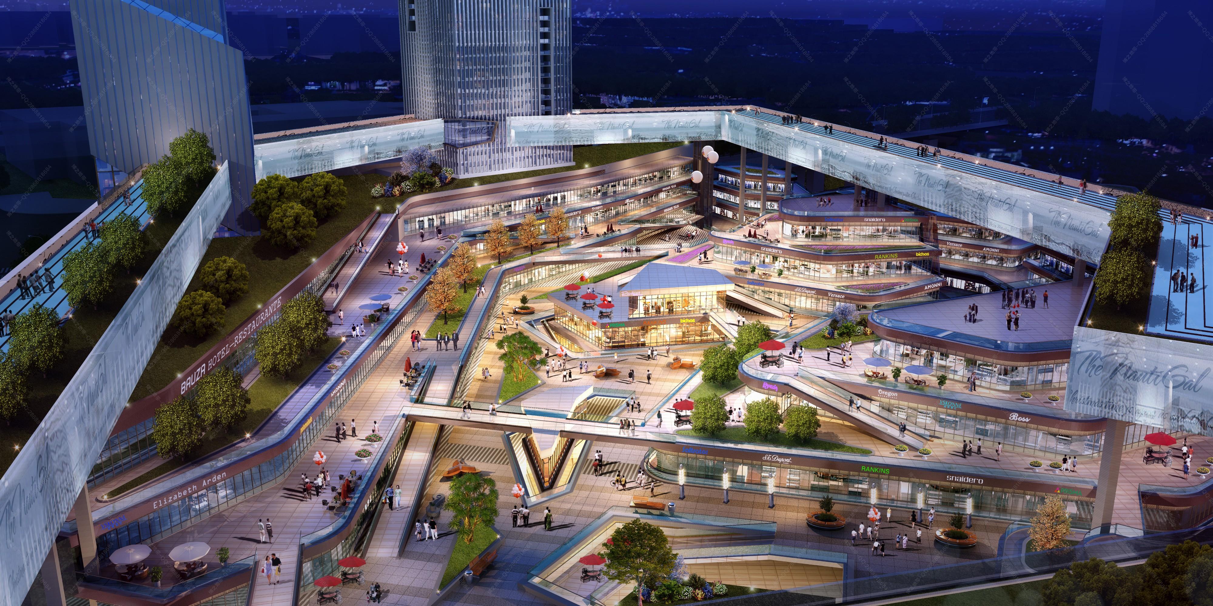 现代城市商业建筑 - 效果图交流区-建e室内设计网