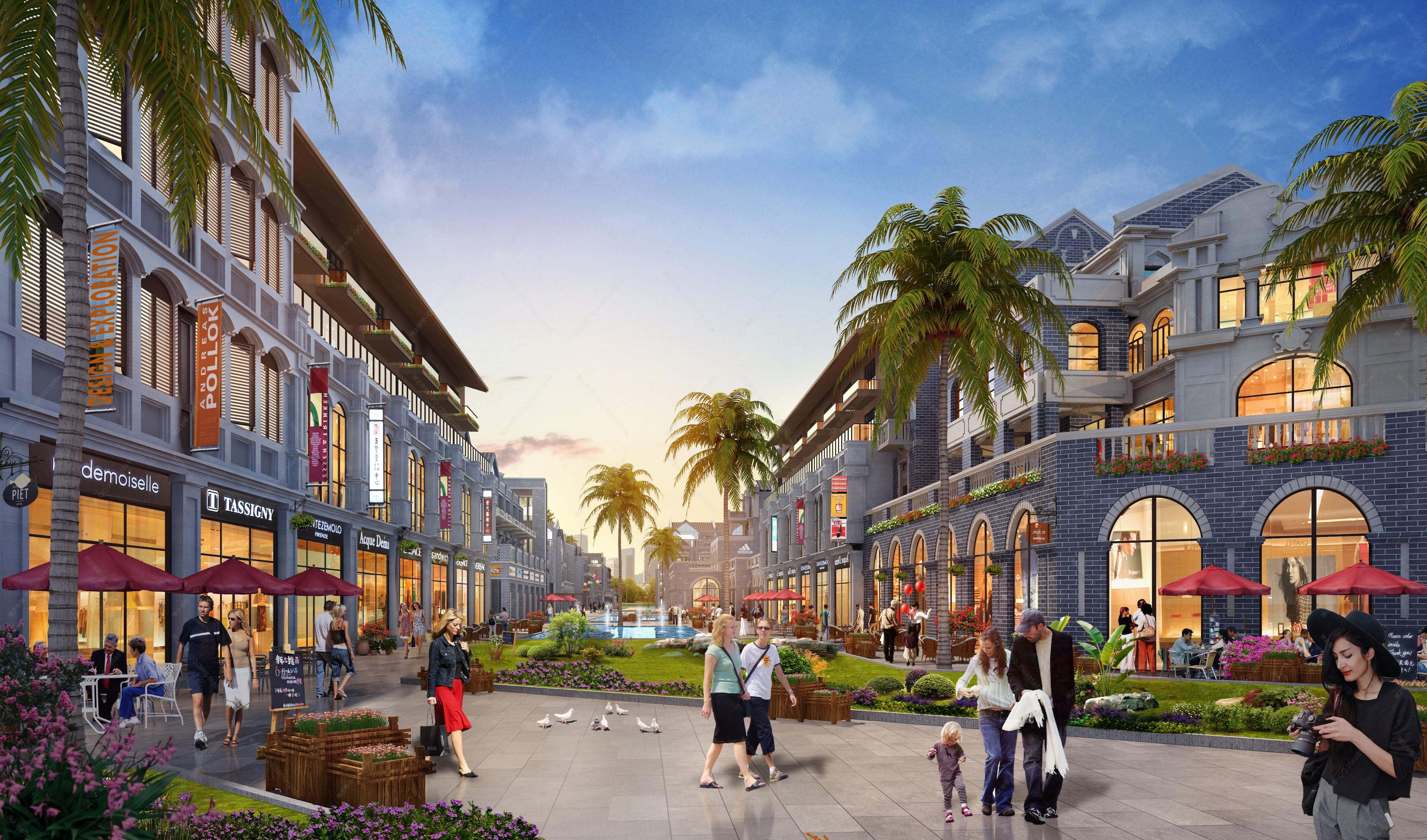 现代城市商业建筑 - 效果图交流区-建e室内设计网