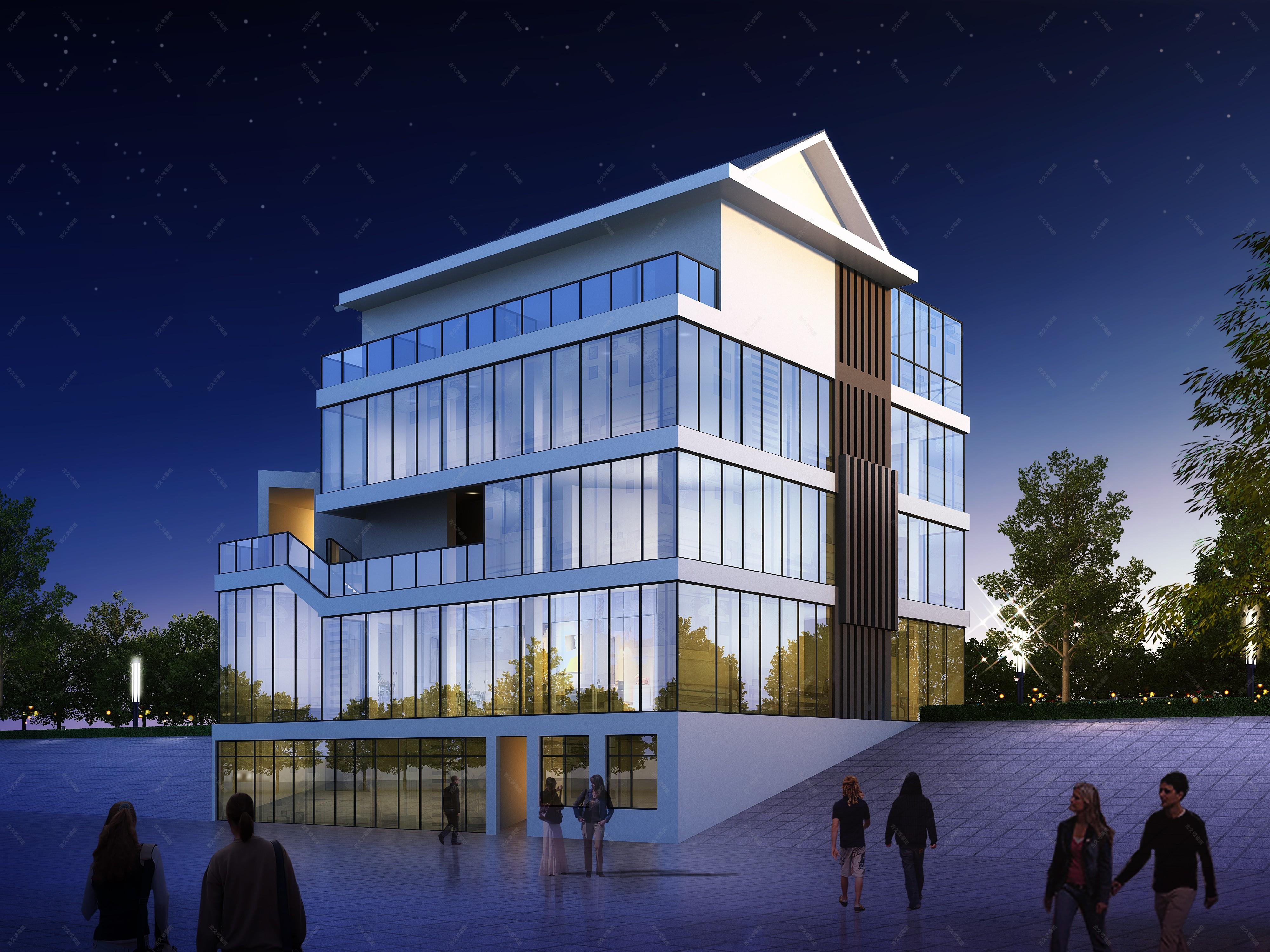 现代建筑 - 效果图交流区-建e室内设计网