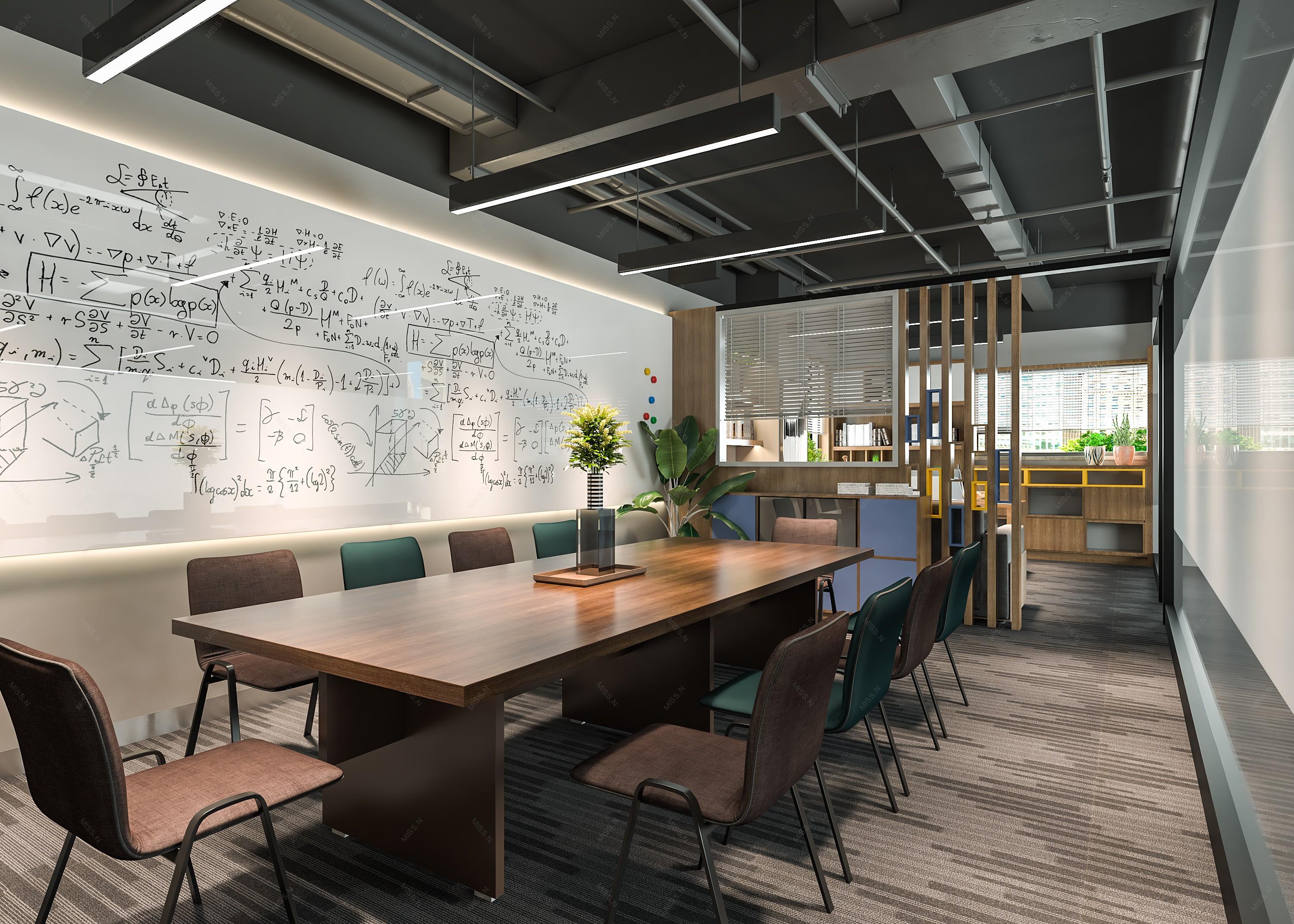 现代办公室 - 效果图交流区-建e室内设计网