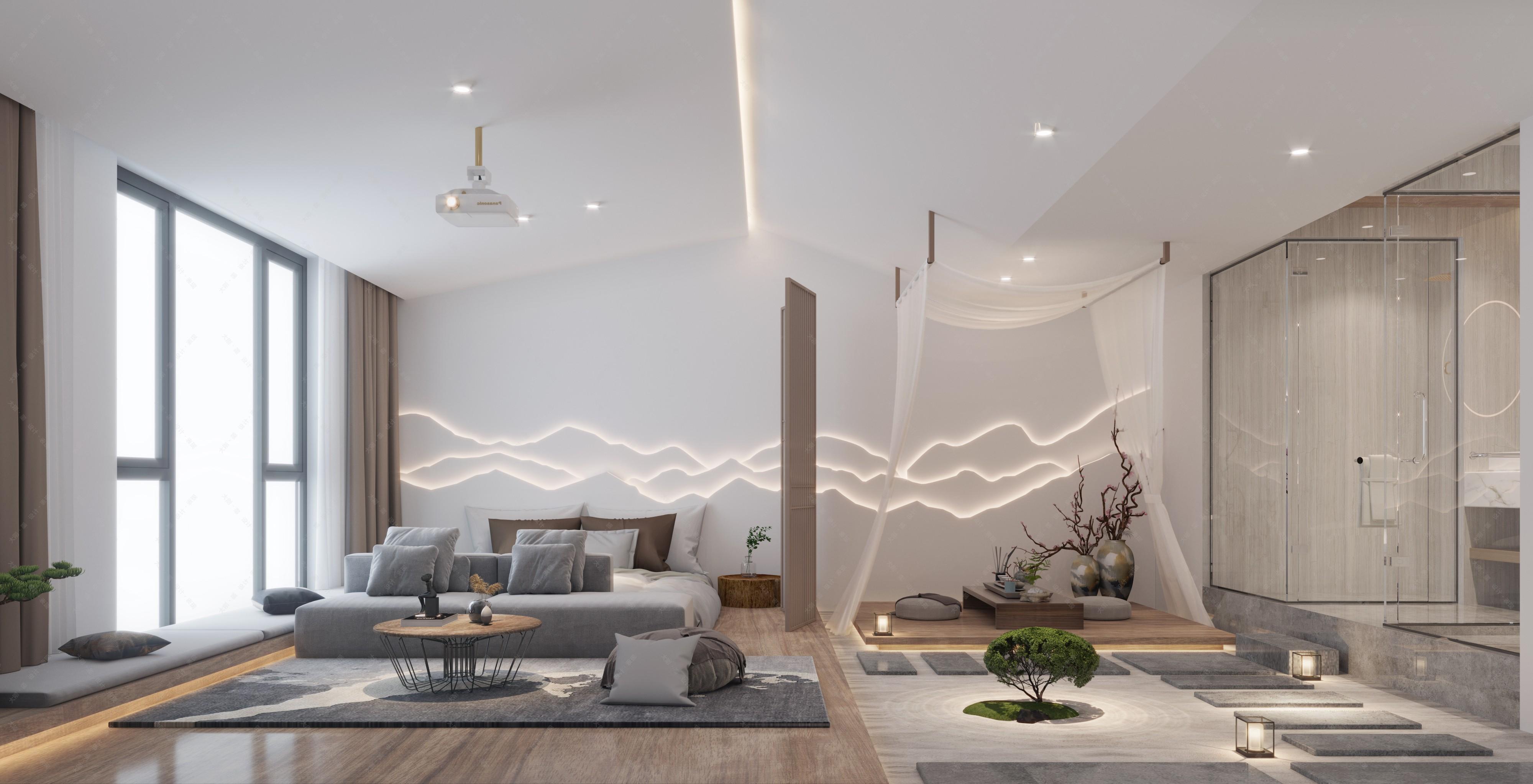 北欧日式民宿 - 效果图交流区-建e室内设计网