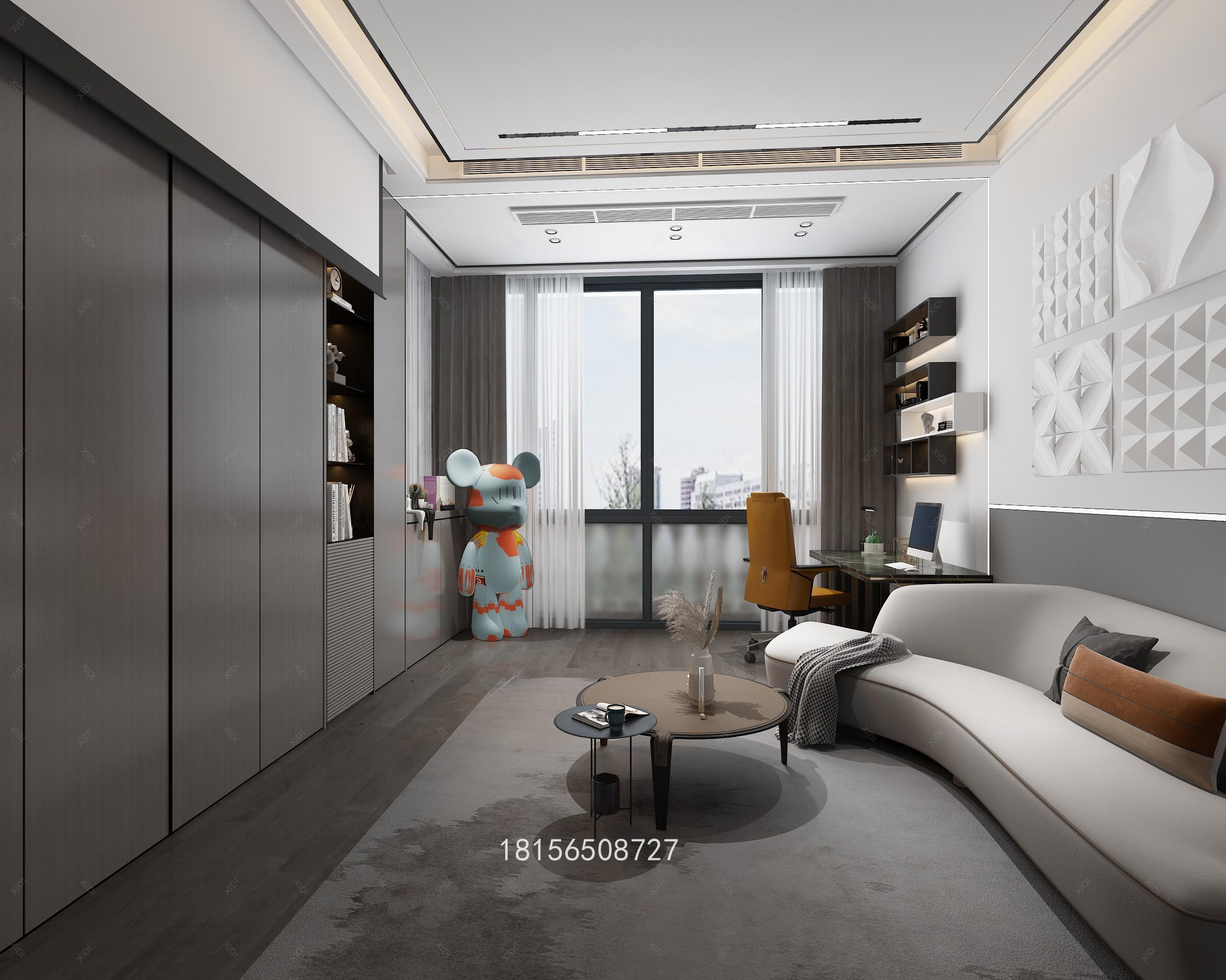 现代别墅设计方案[ID: 105989260]_建e效果图