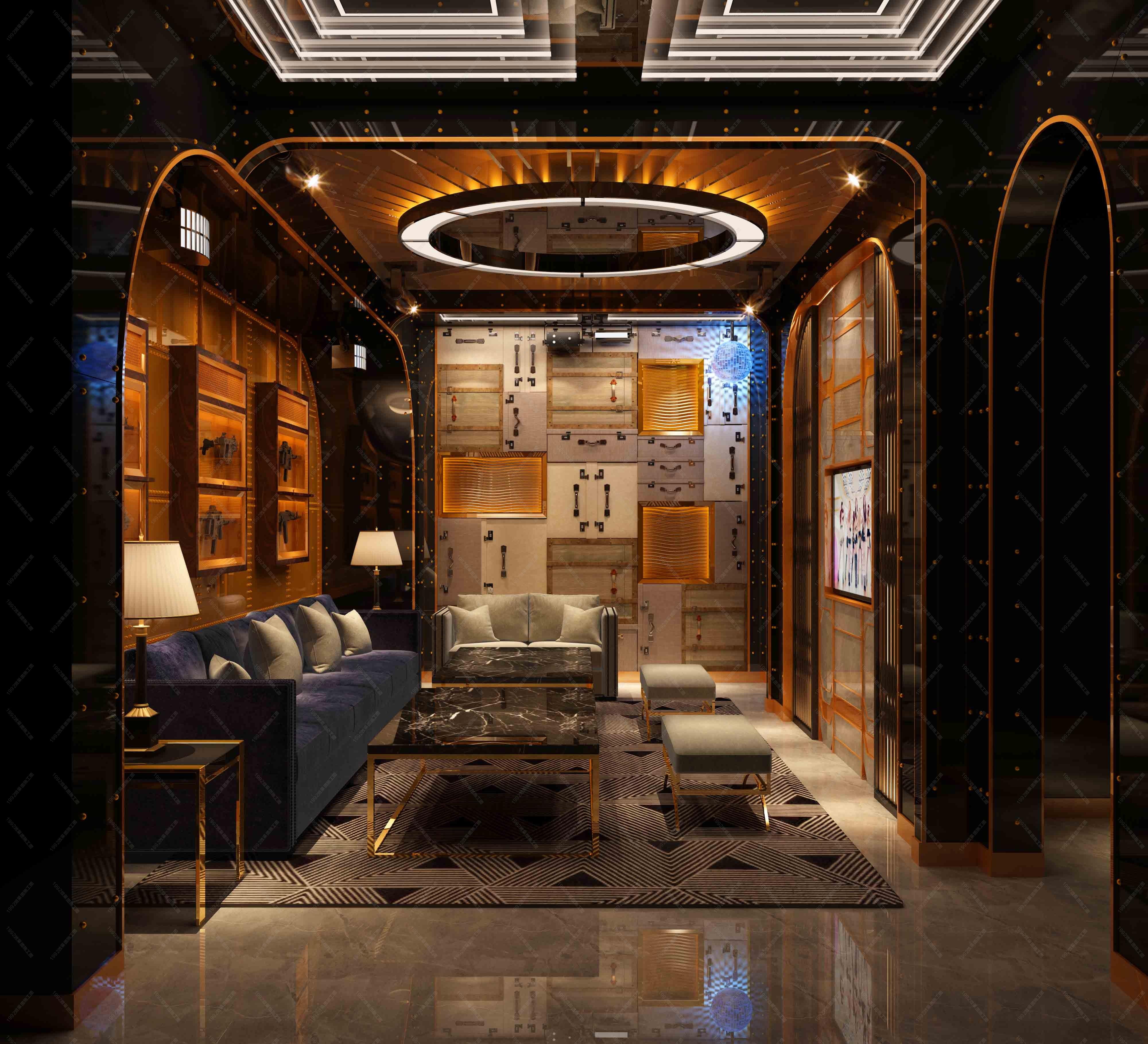 现代ktv空间设计效果