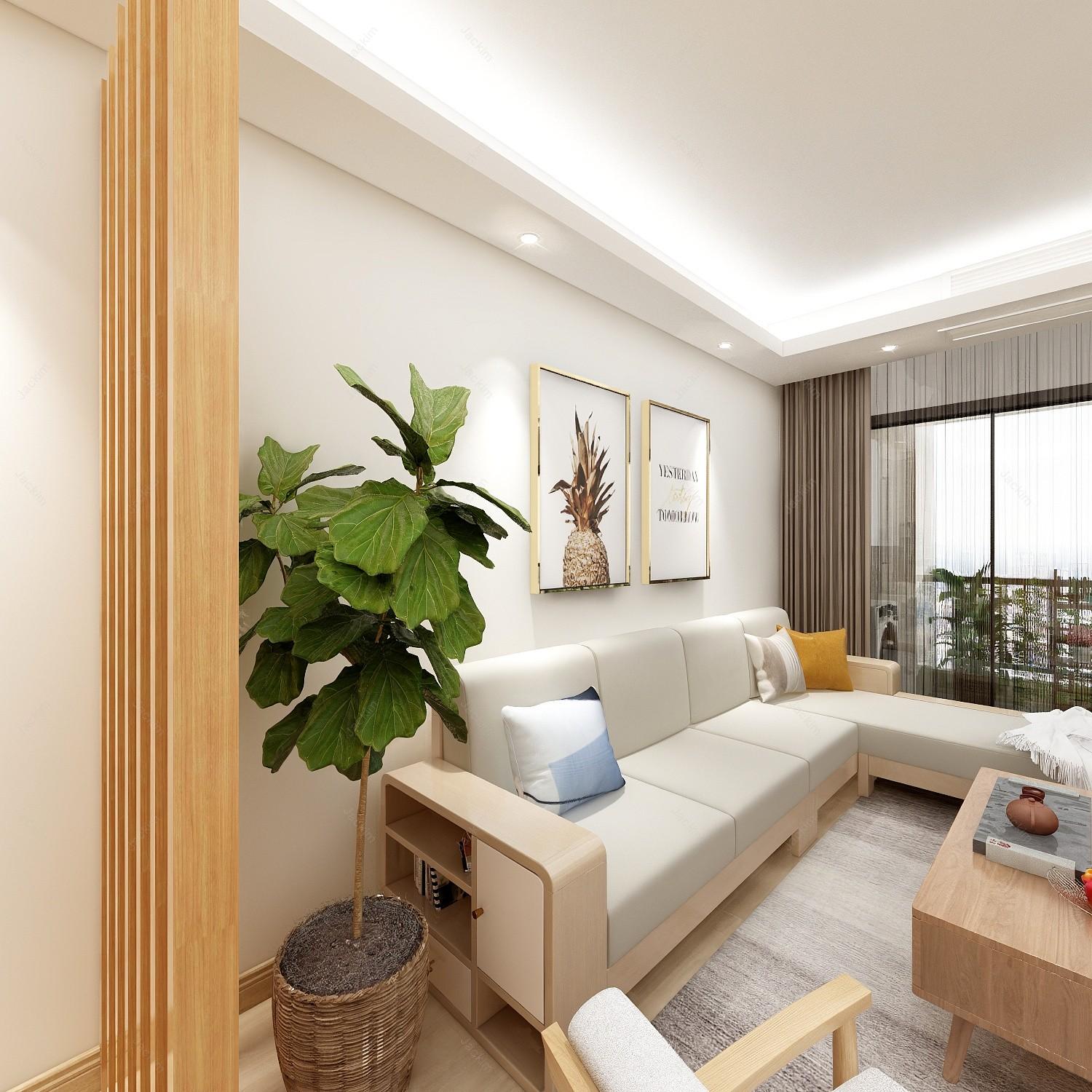 日式禅意风格家装设计方案-设计效果图-建e室内设计网