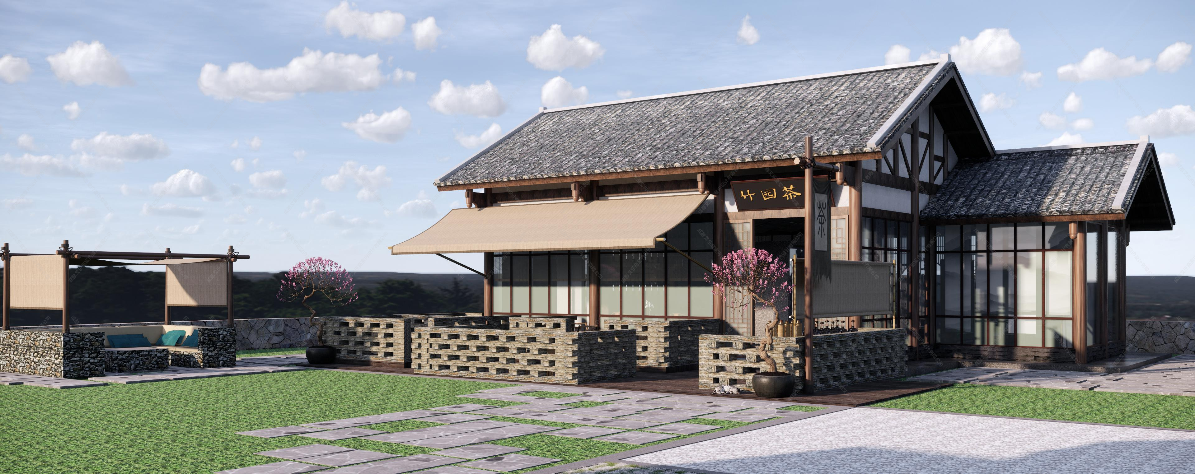 茶禅一味 | 竹园茶舍 - 效果图交流区-建e室内设计网