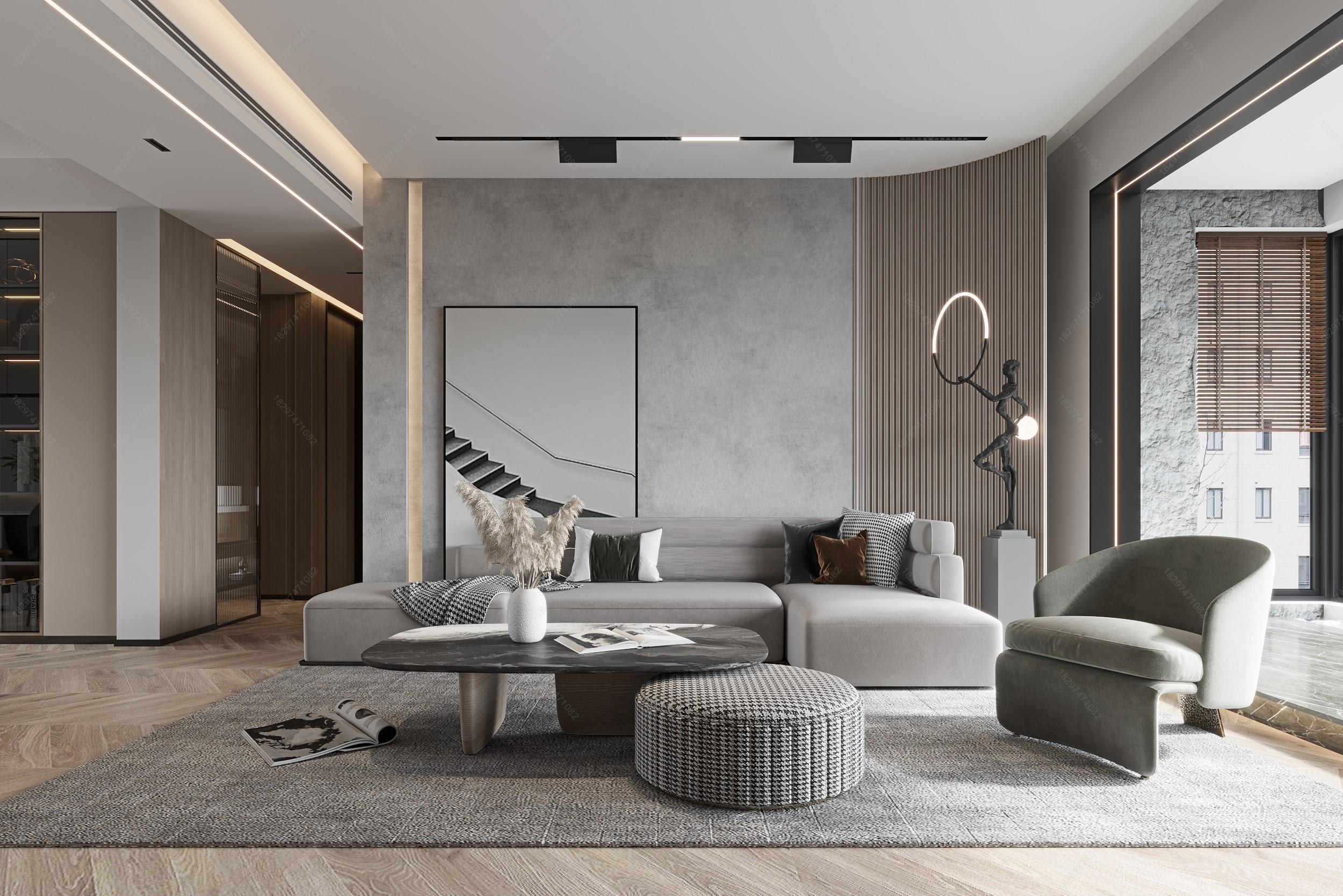 现代家装设计方案 - 效果图交流区-建e室内设计网