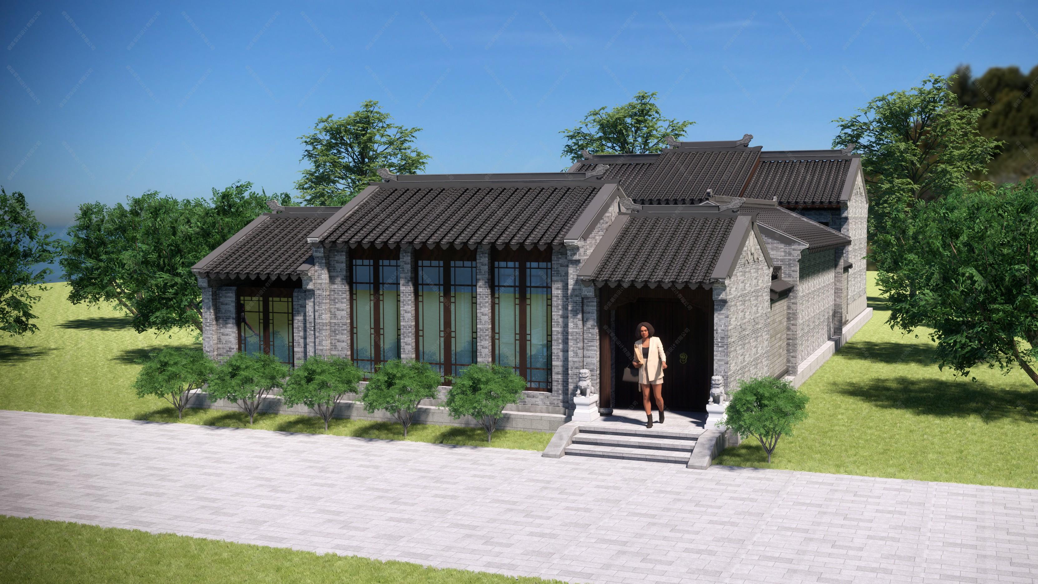 自建四合院 - 效果图交流区-建e室内设计网