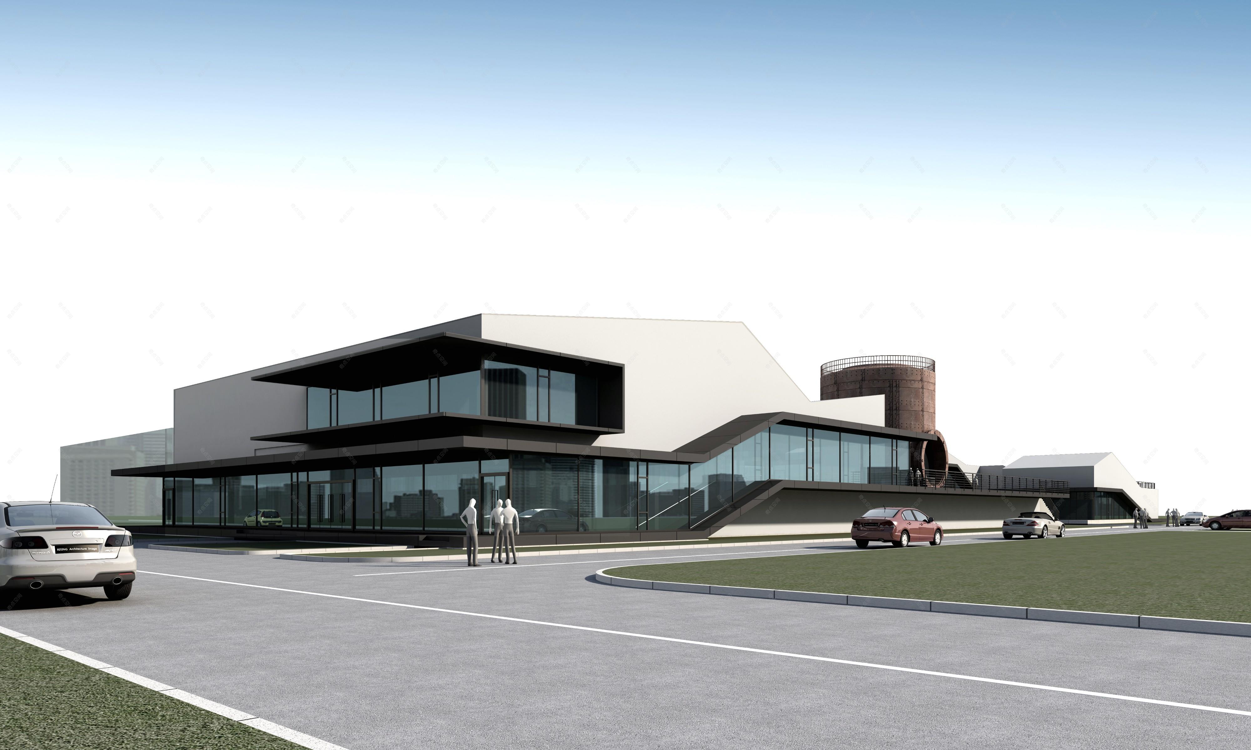 污水处理池改造展览中心 - 效果图交流区-建e室内设计网