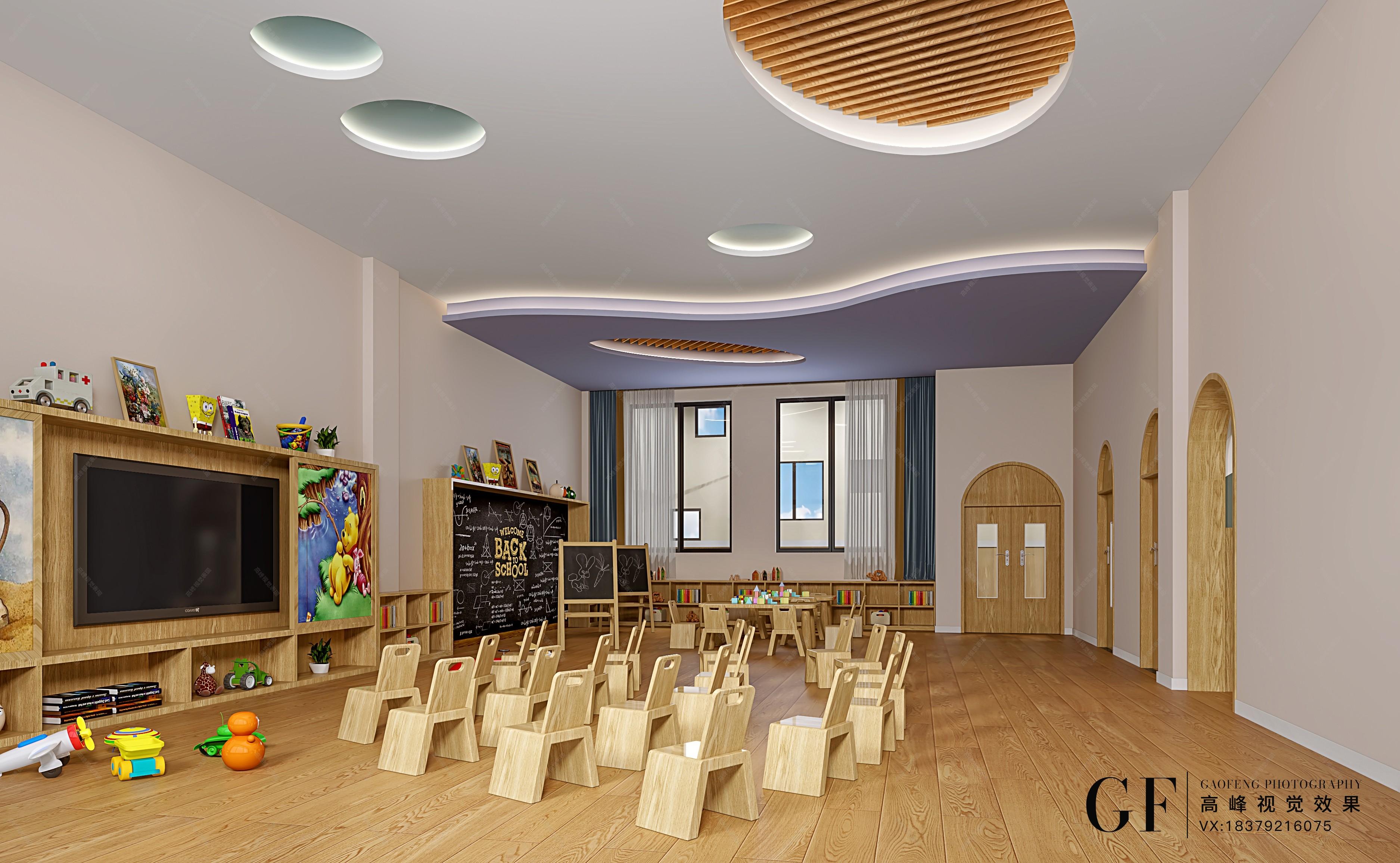 现代幼儿园 - 效果图交流区-建e室内设计网