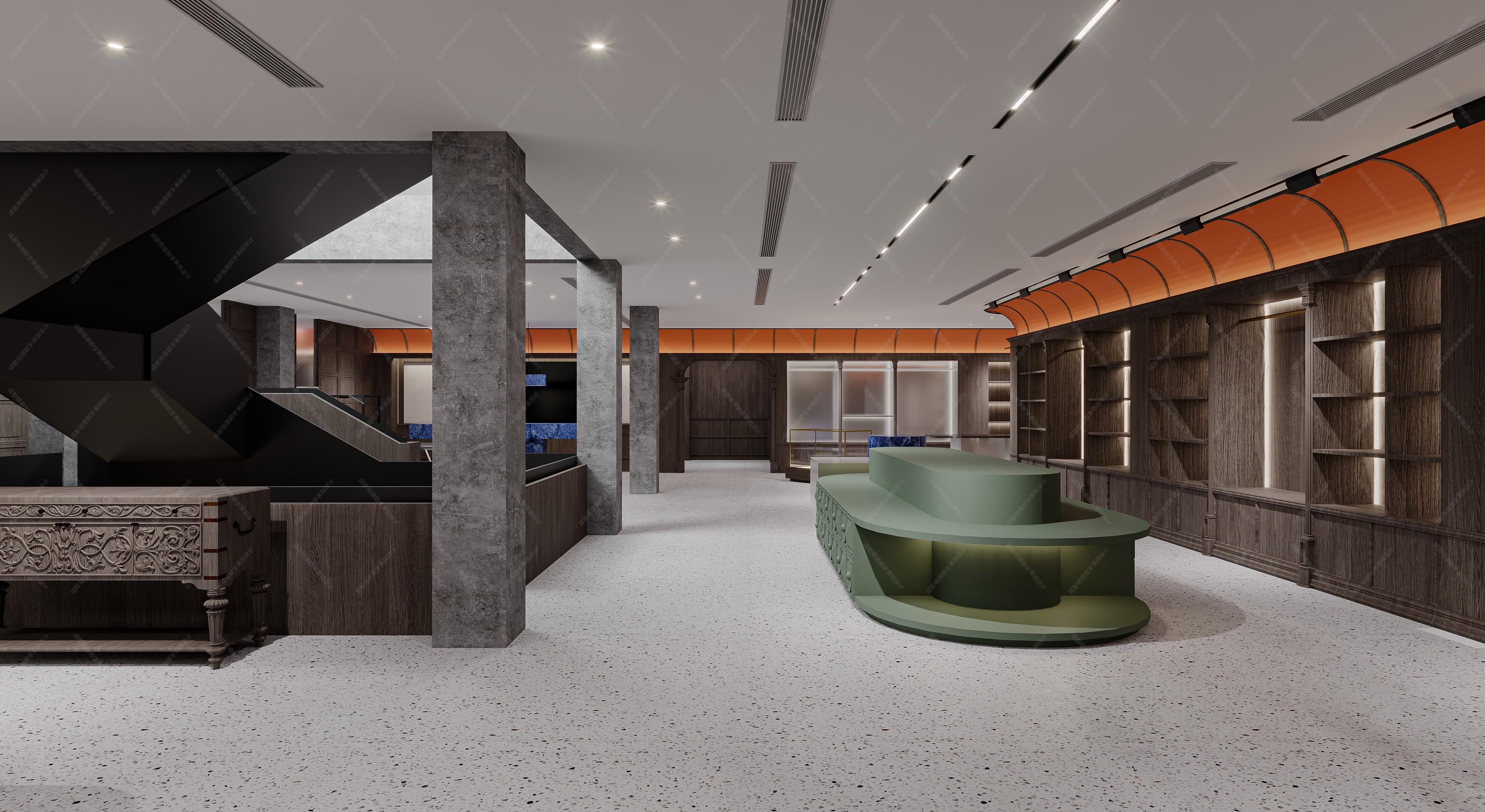 工装:店铺 - 效果图交流区-建E室内设计网