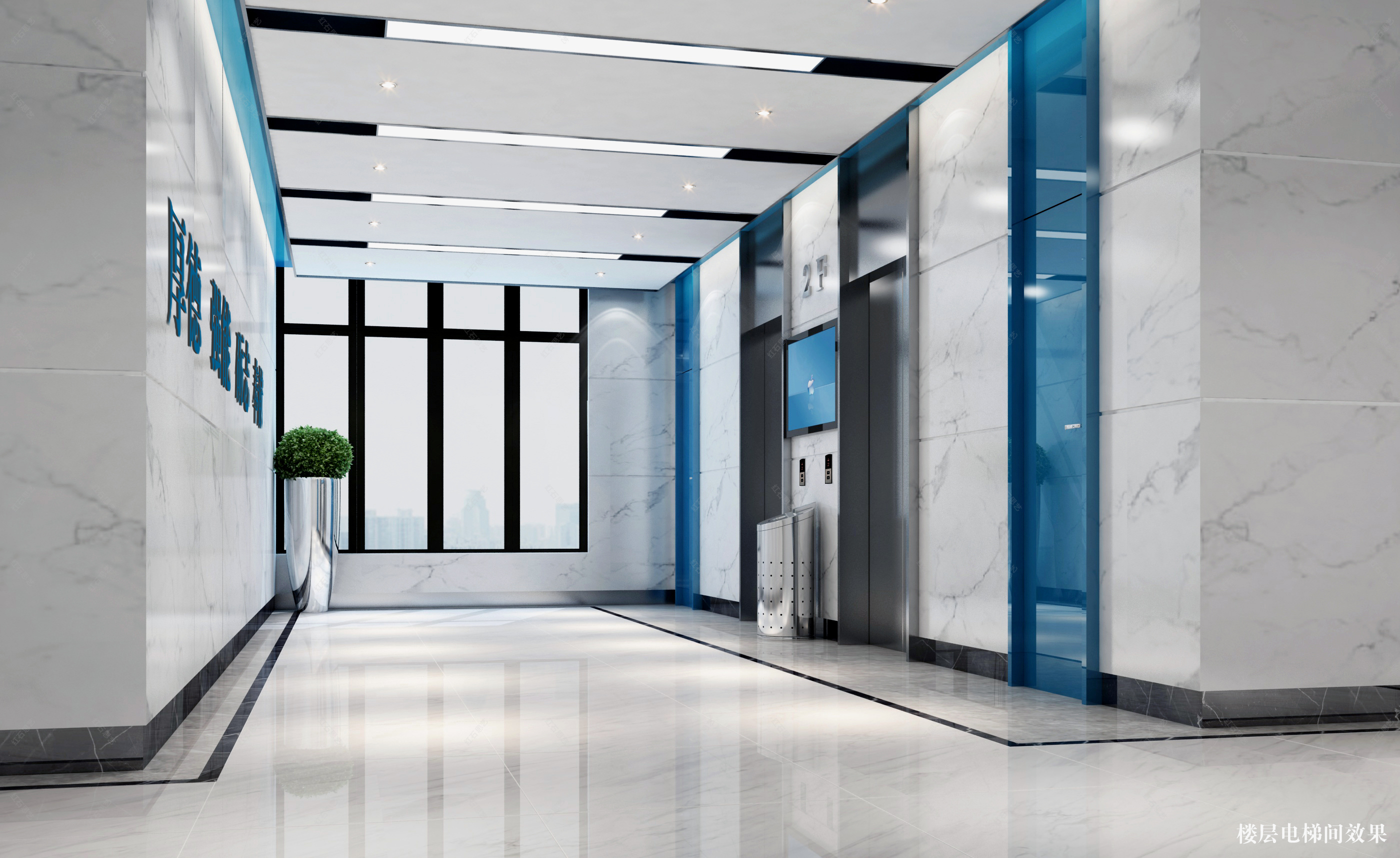 学校办公楼 - 效果图交流区-建e室内设计网