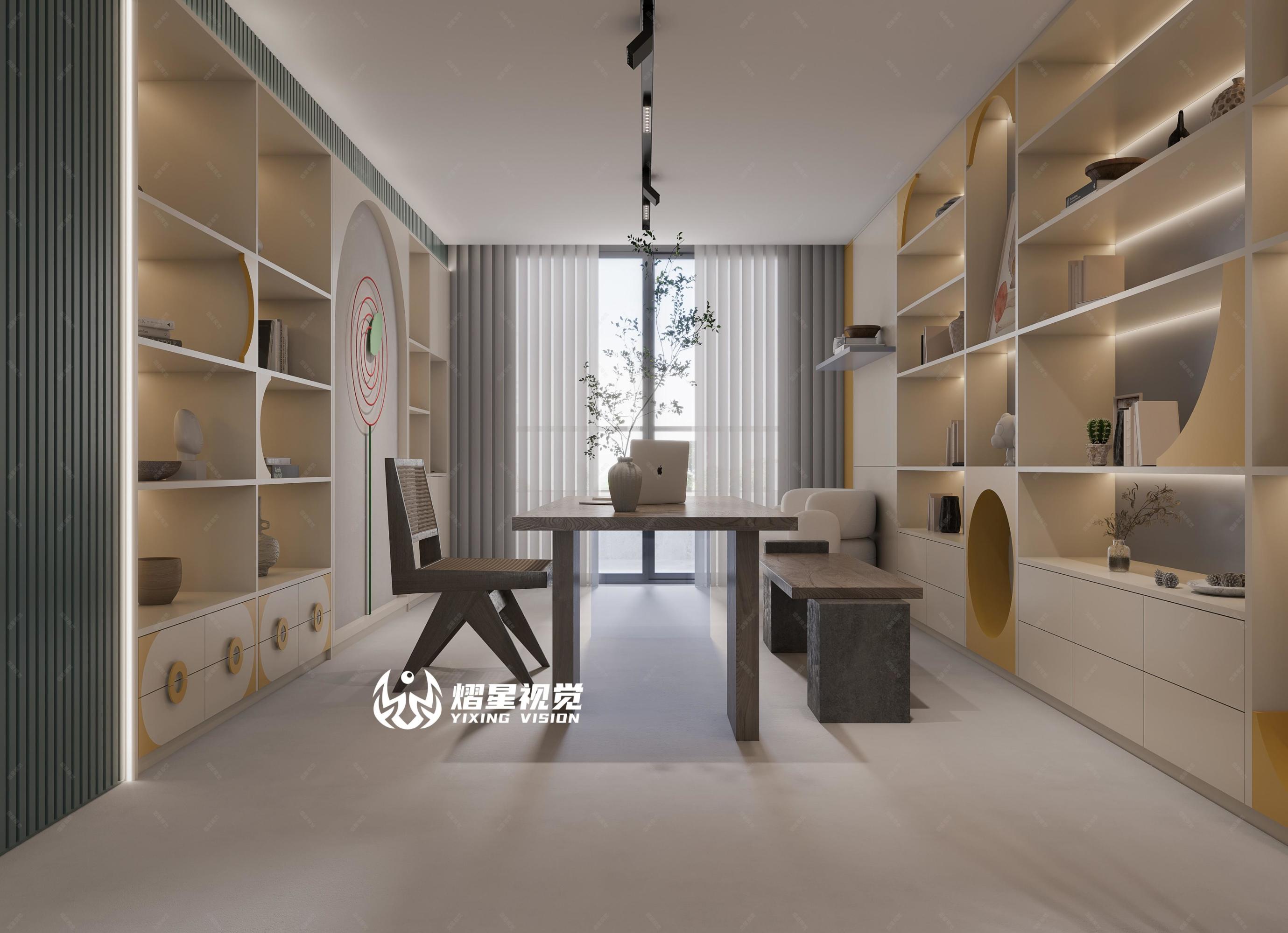 近期现代侘寂风效果图[ID: 101467188]_建e效果图