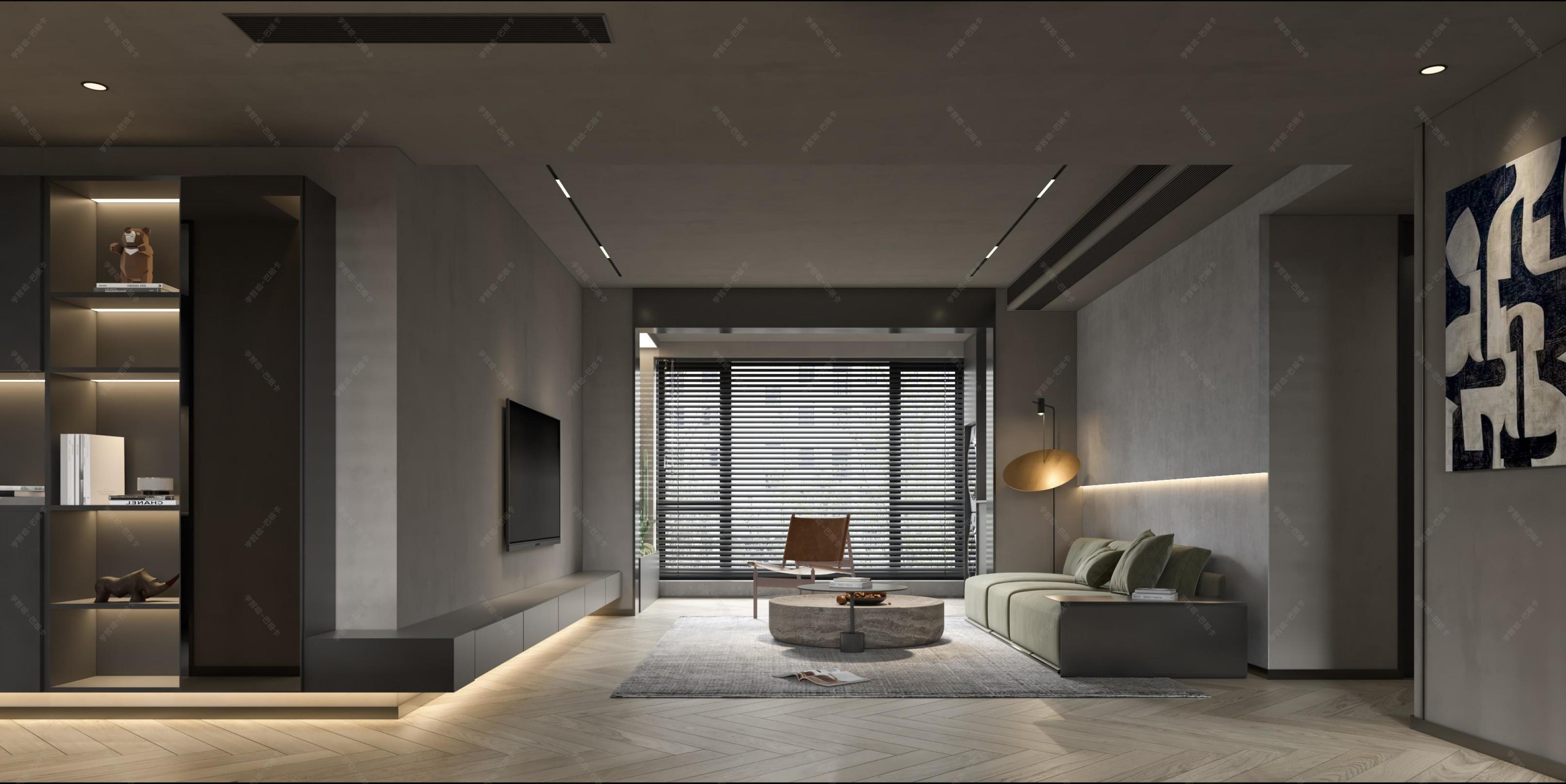 暗调家装效果图表现[ID: 101270704]_建e效果图