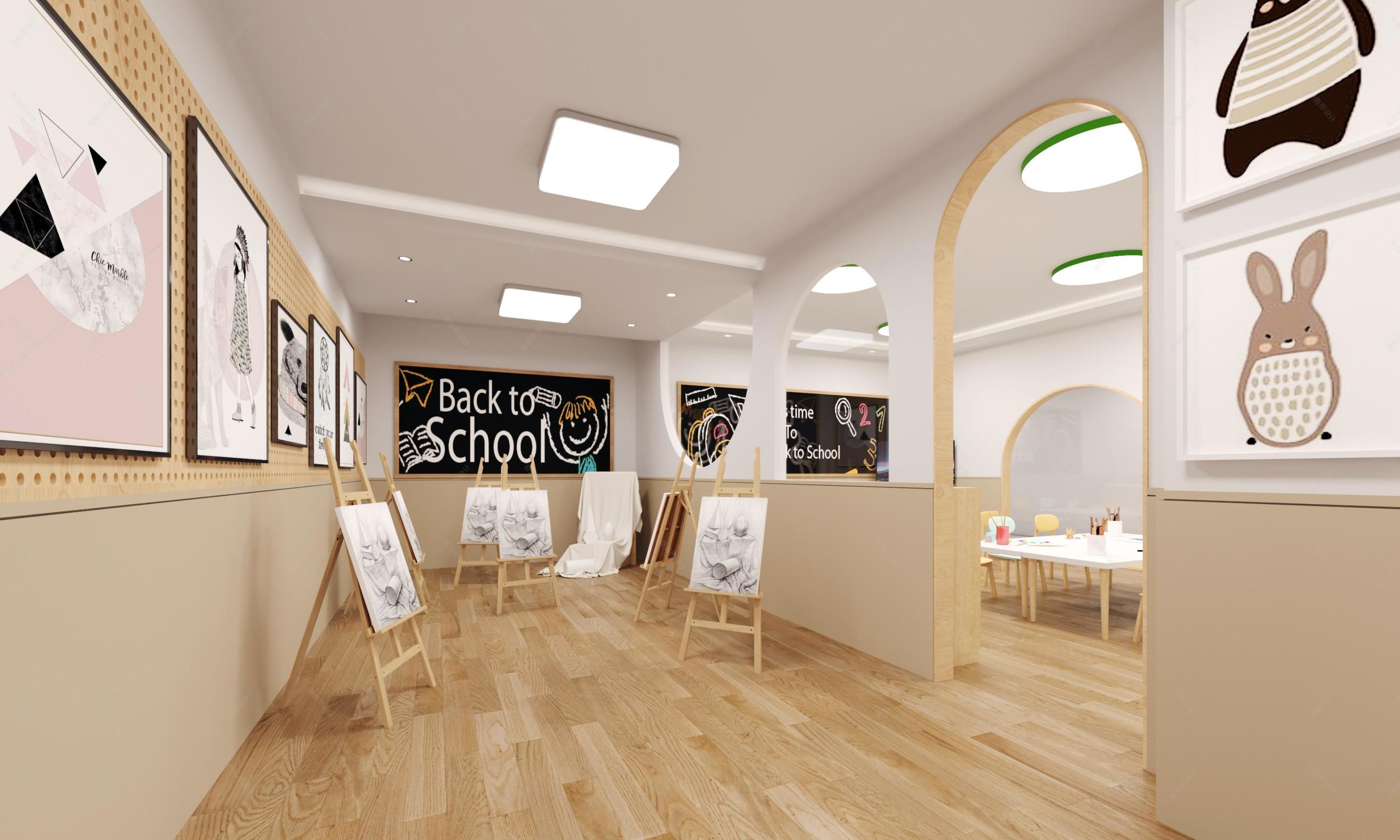 画室设计方案[ID: 101794907]_建e效果图