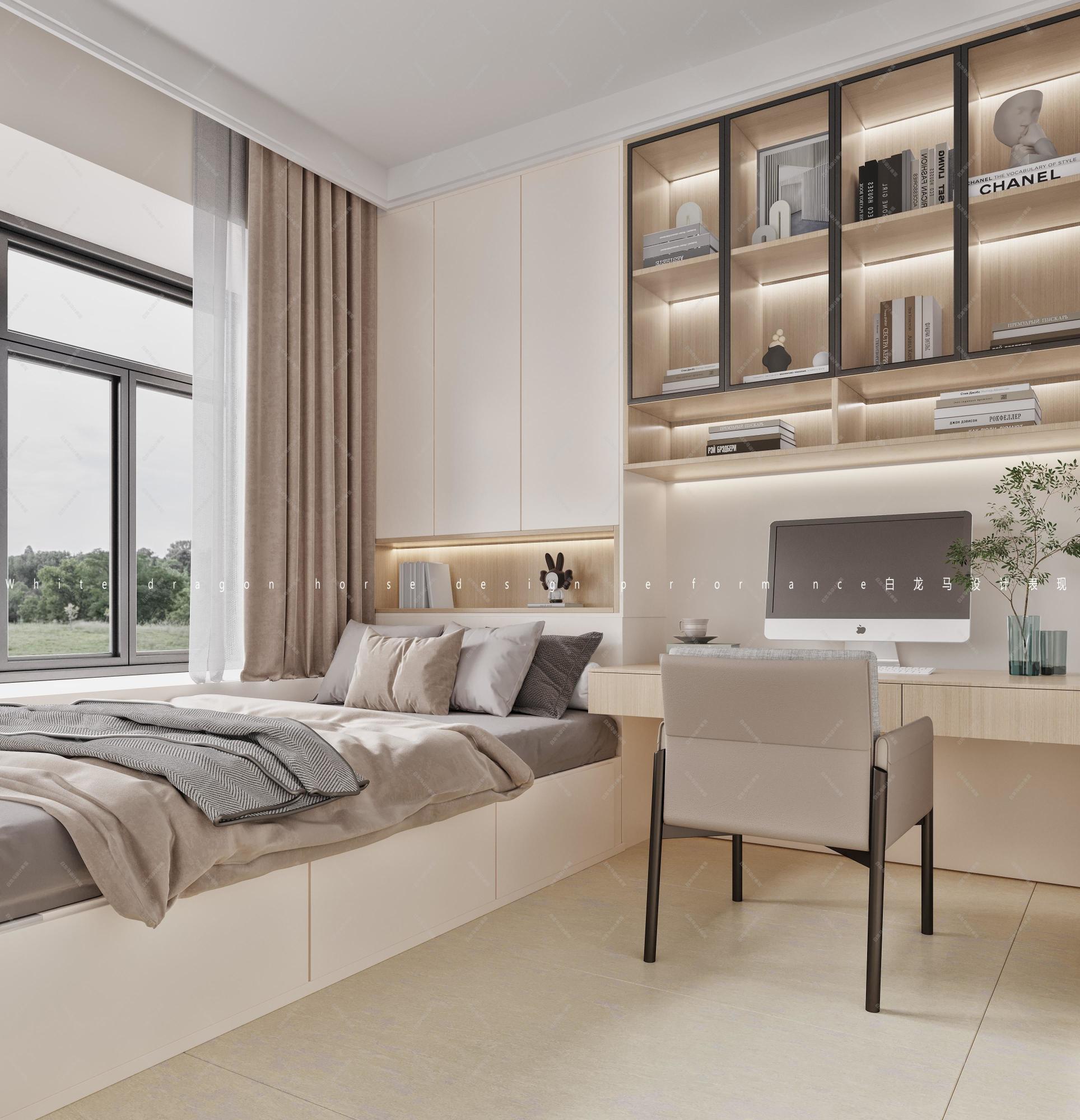 现代客餐厅-白龙马效果图[ID: 102253605]_建e效果图