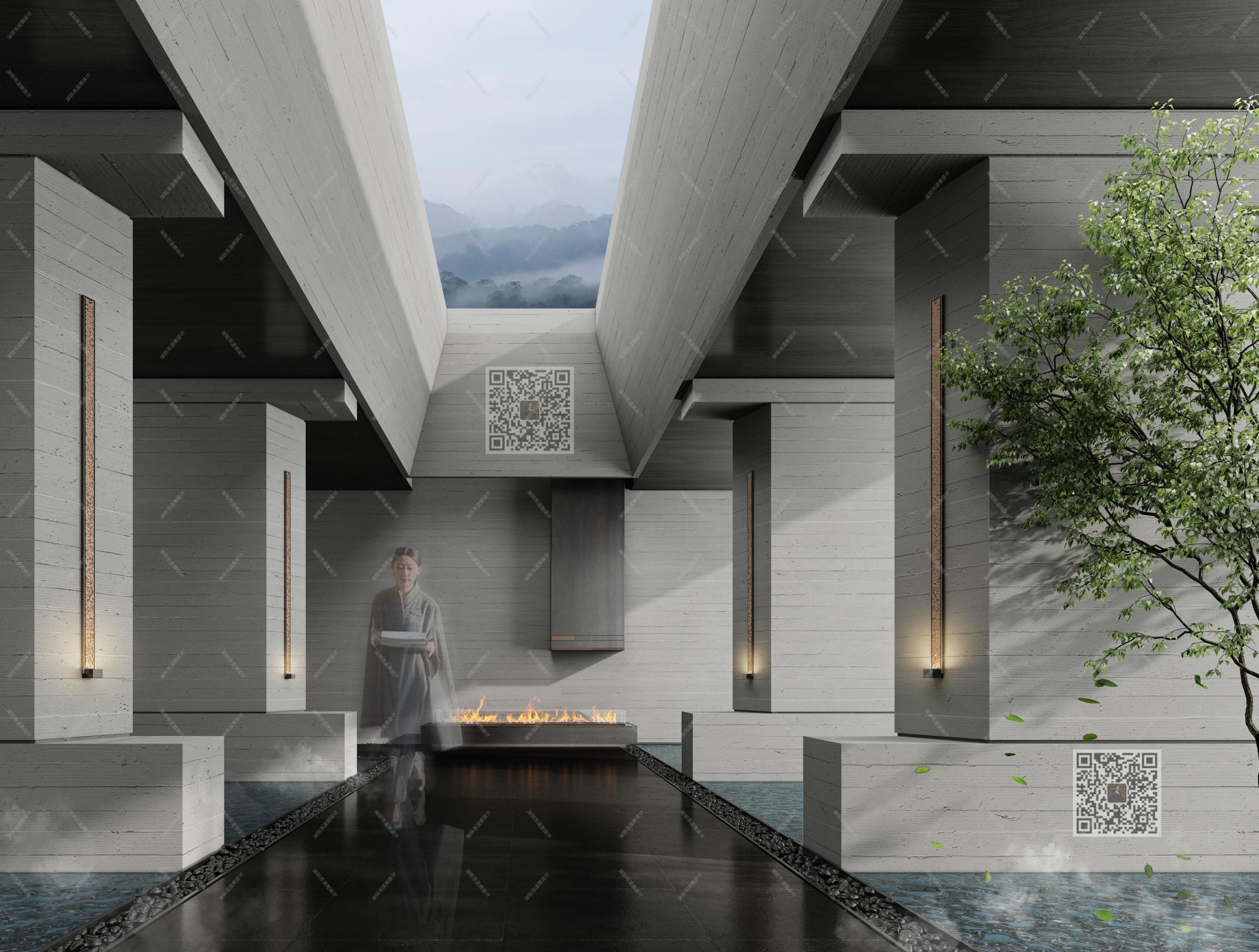 五星级度假酒店[ID: 102384851]_建e效果图